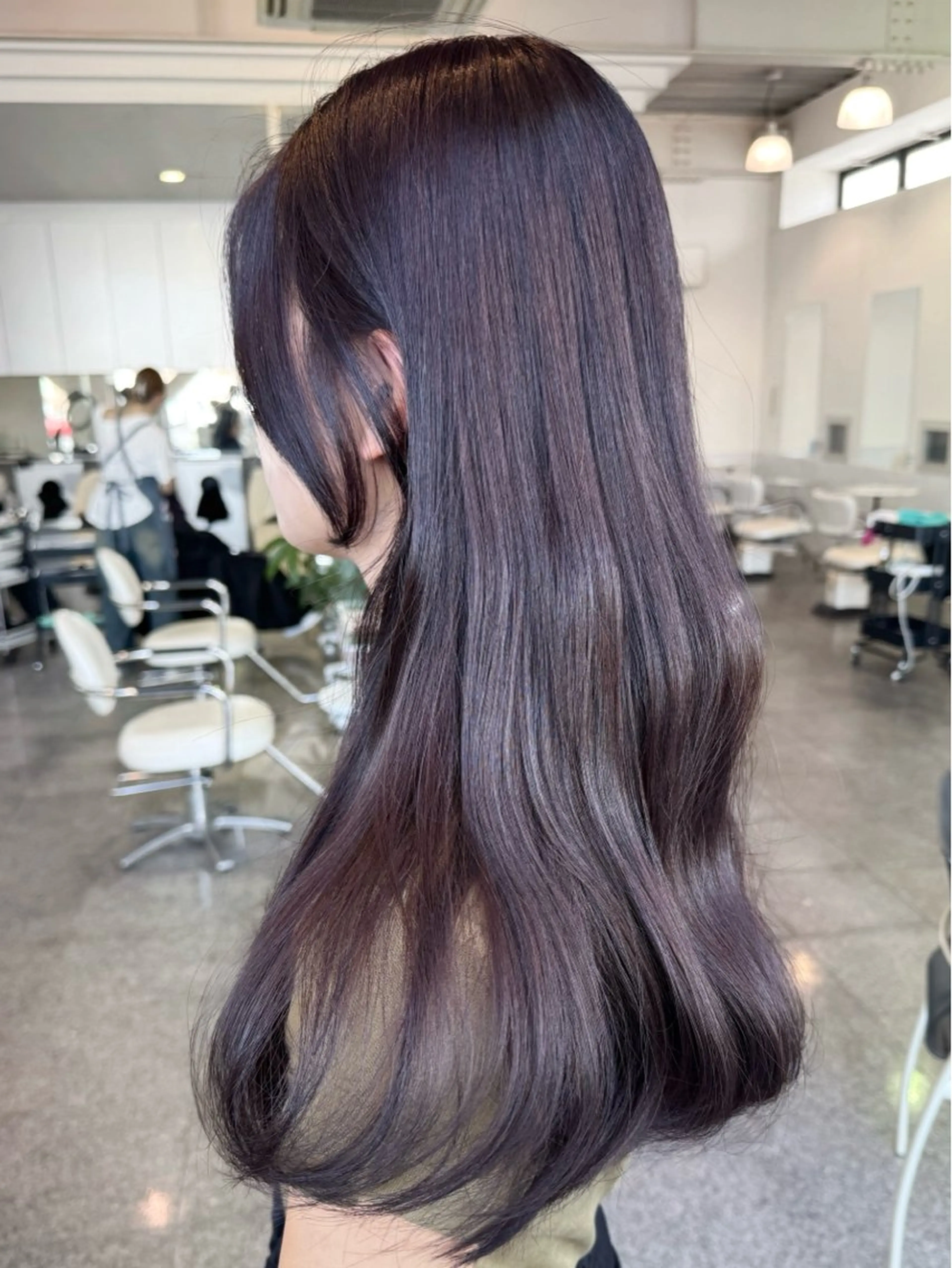 ロング カラー ラベンダーカラー ヘアカラー トリートメント 🫧ヒシダアキ /taboo🫧のヘアスタイル
