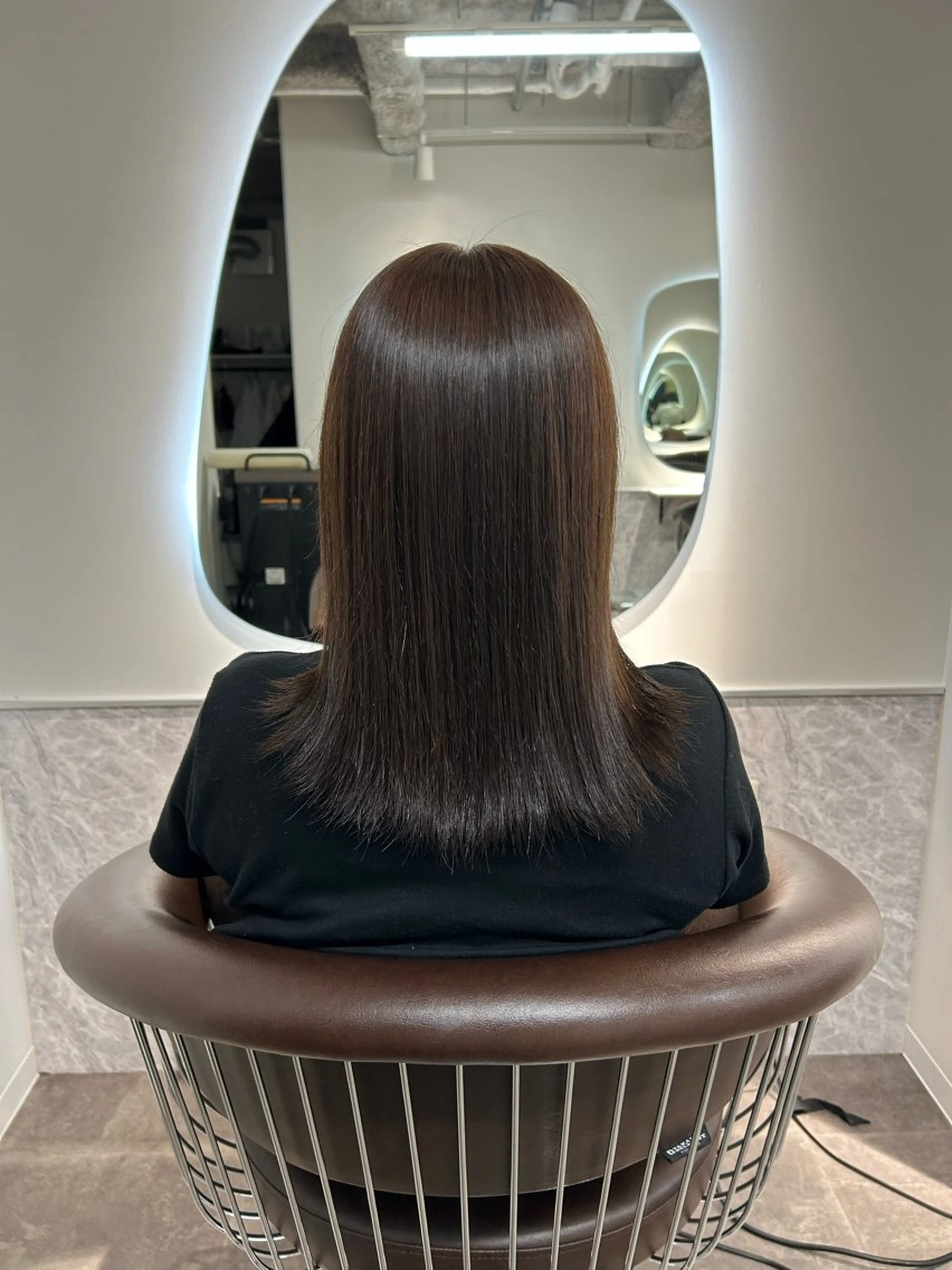 セミロング カラー Afinar／ ユイカのヘアスタイル