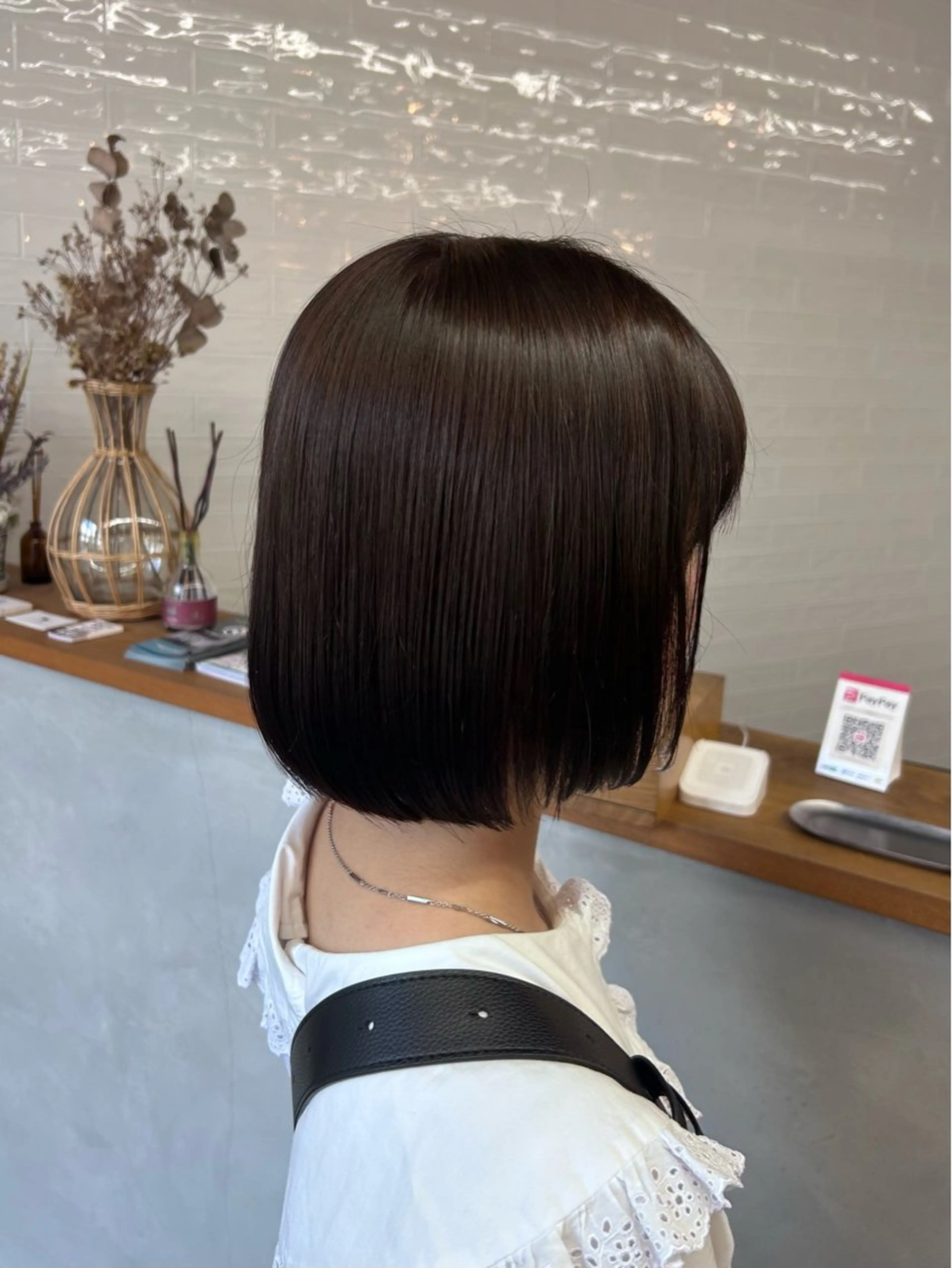 ショート カラー ブラウンカラー ヘアカラー トリートメント sol. ayakaのヘアスタイル