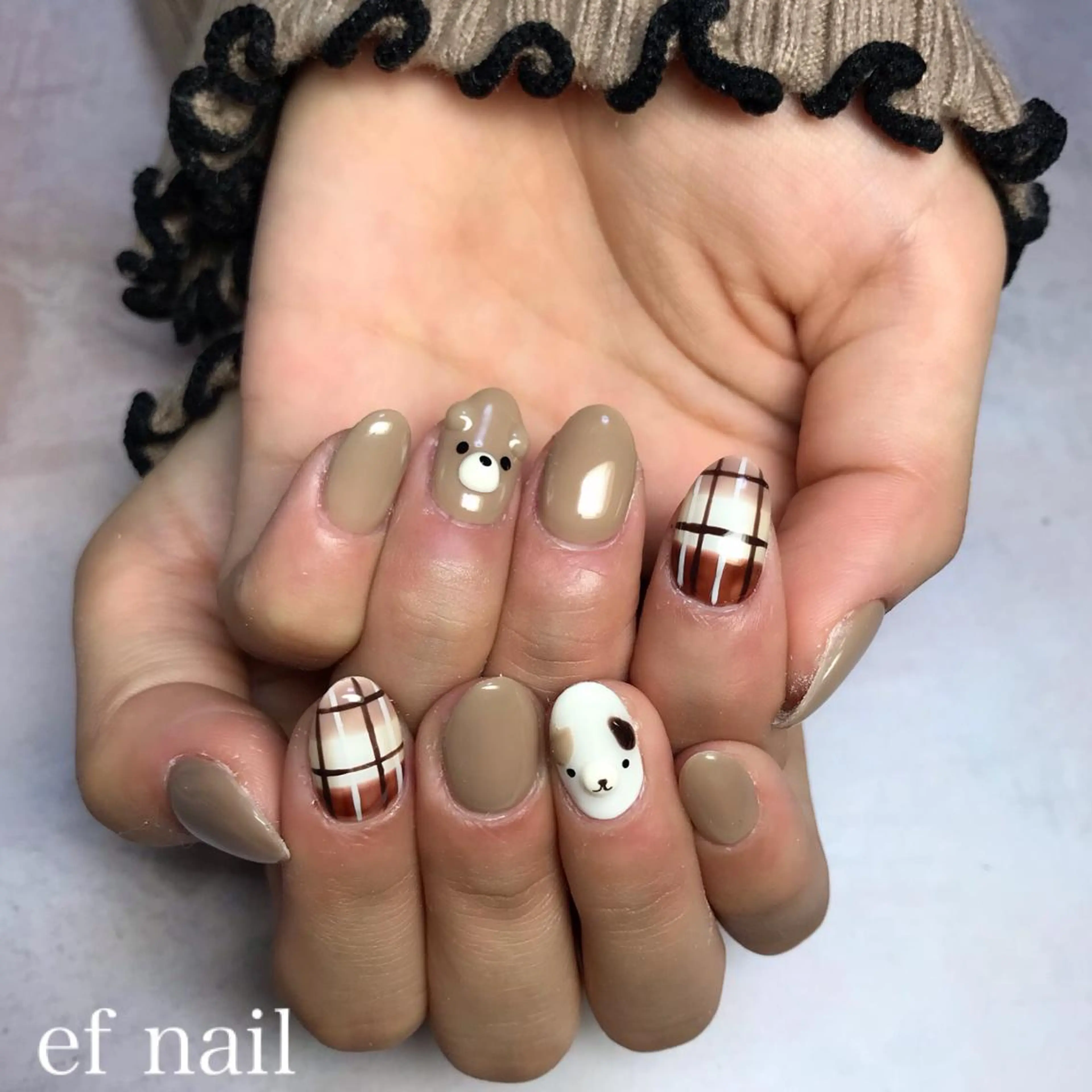 ネイル ハンドネイル ef nailのネイルデザイン