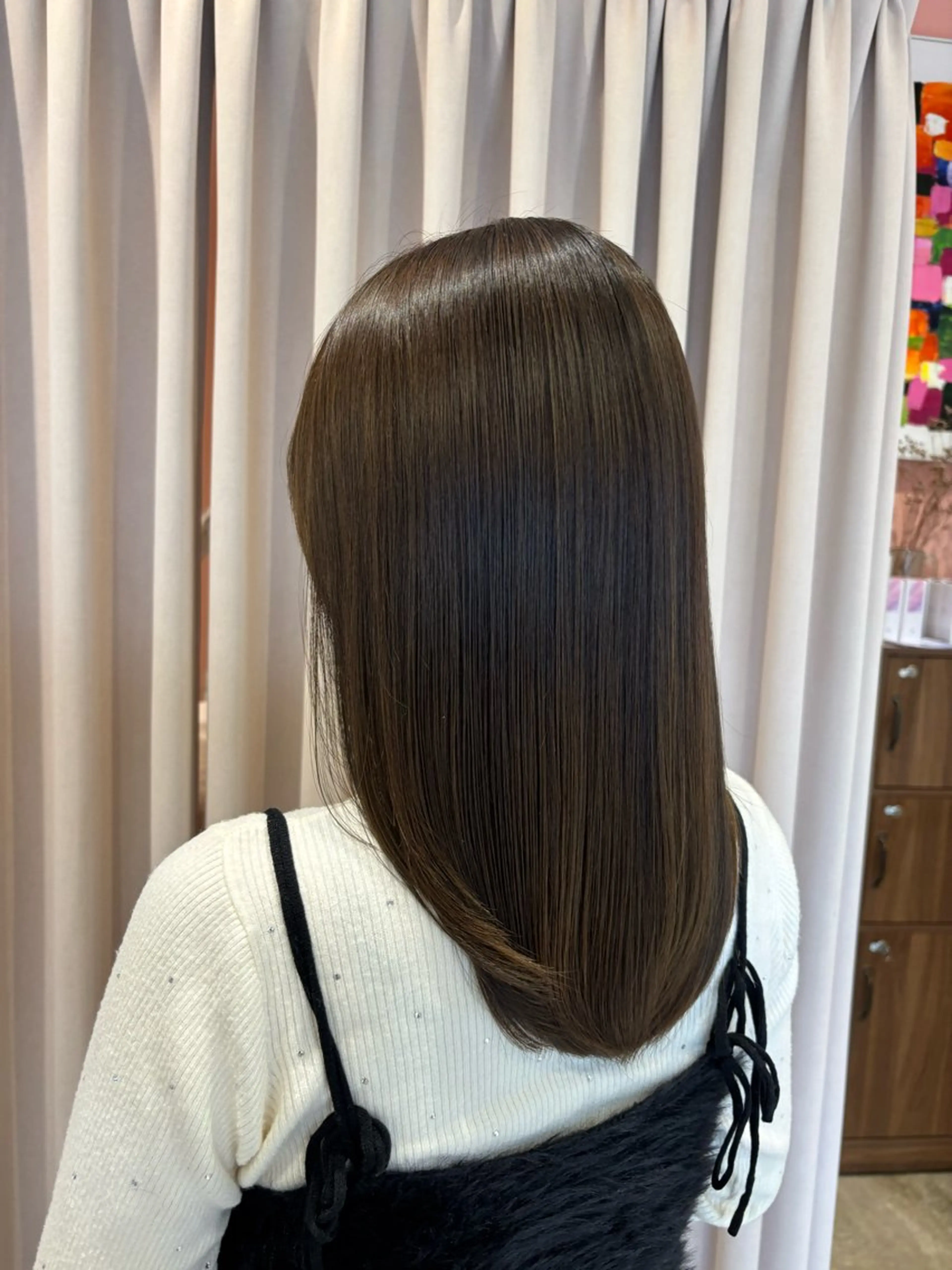 ミディアム カラー レシェル桑名店所属・レシェル桑名店 RINAのヘアスタイル