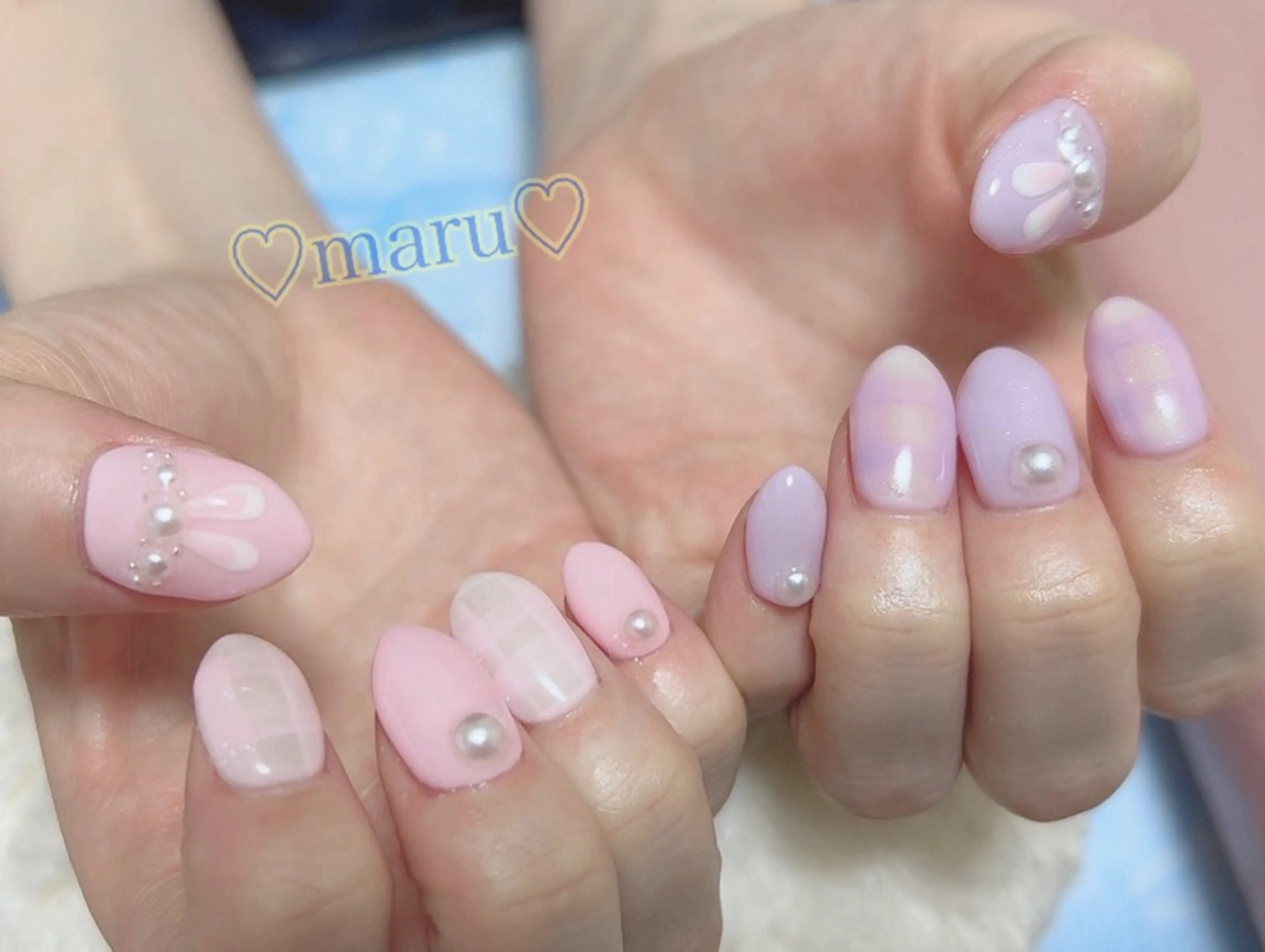 ネイル ハンドネイル フットネイル まるみ ♡のネイルデザイン