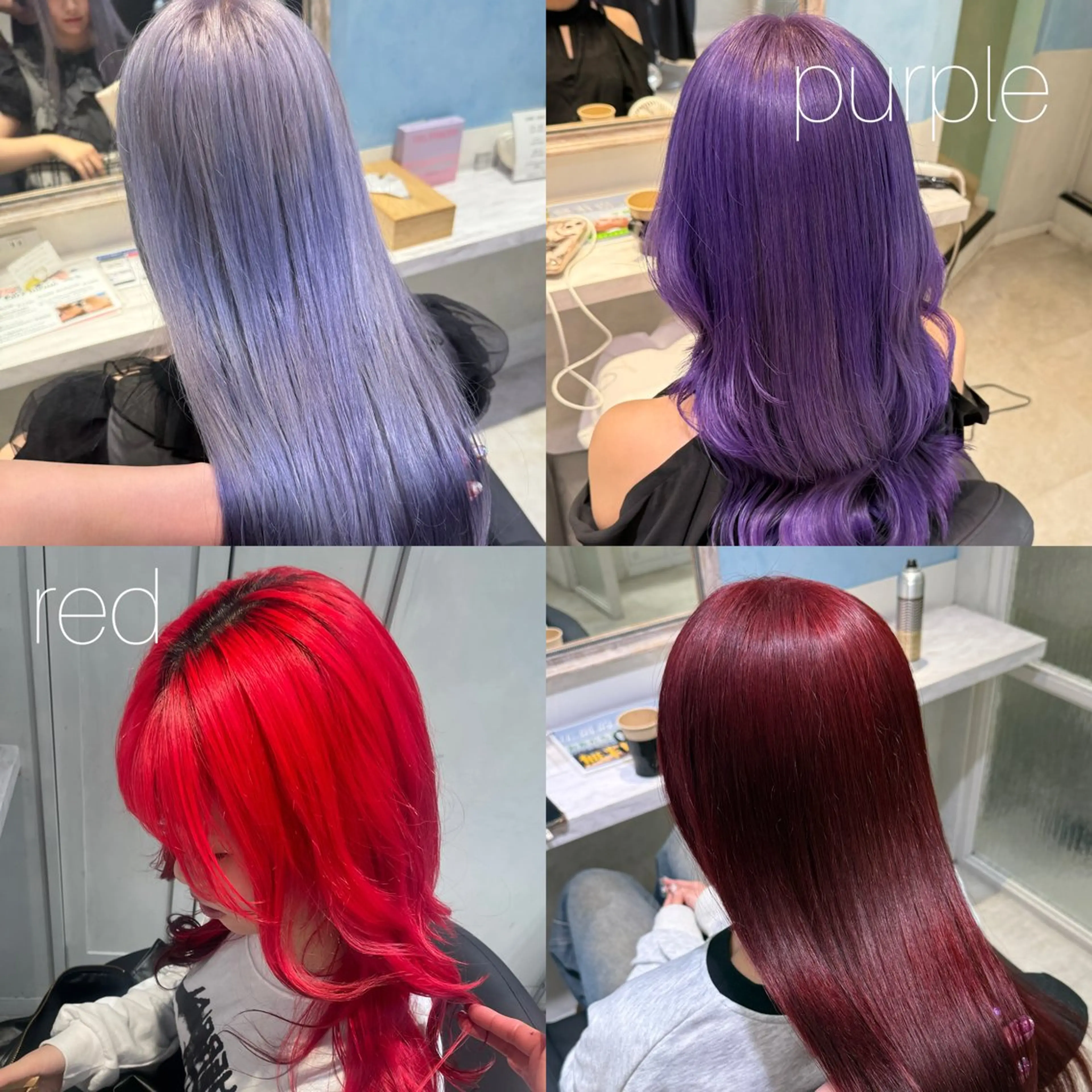 ミディアム カラー ヘアカラー トリートメント 🦋ブリーチ/カラー 専門Aya💖のヘアスタイル