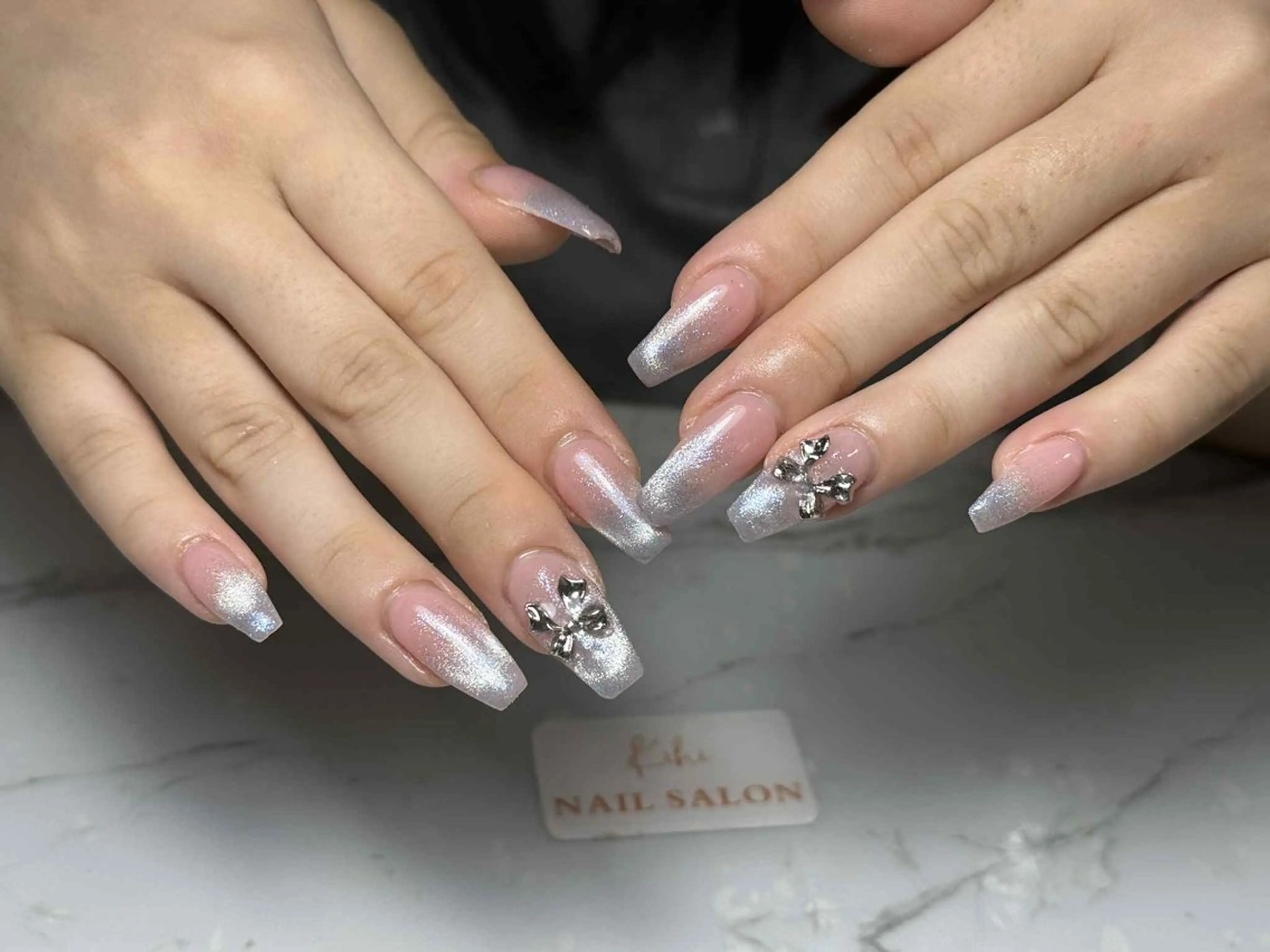 ネイル アートネイル フレンチネイル ジェルネイル グラデーション 韓国ネイル ハンドネイル Nail Salon Kihi さくらのネイルデザイン