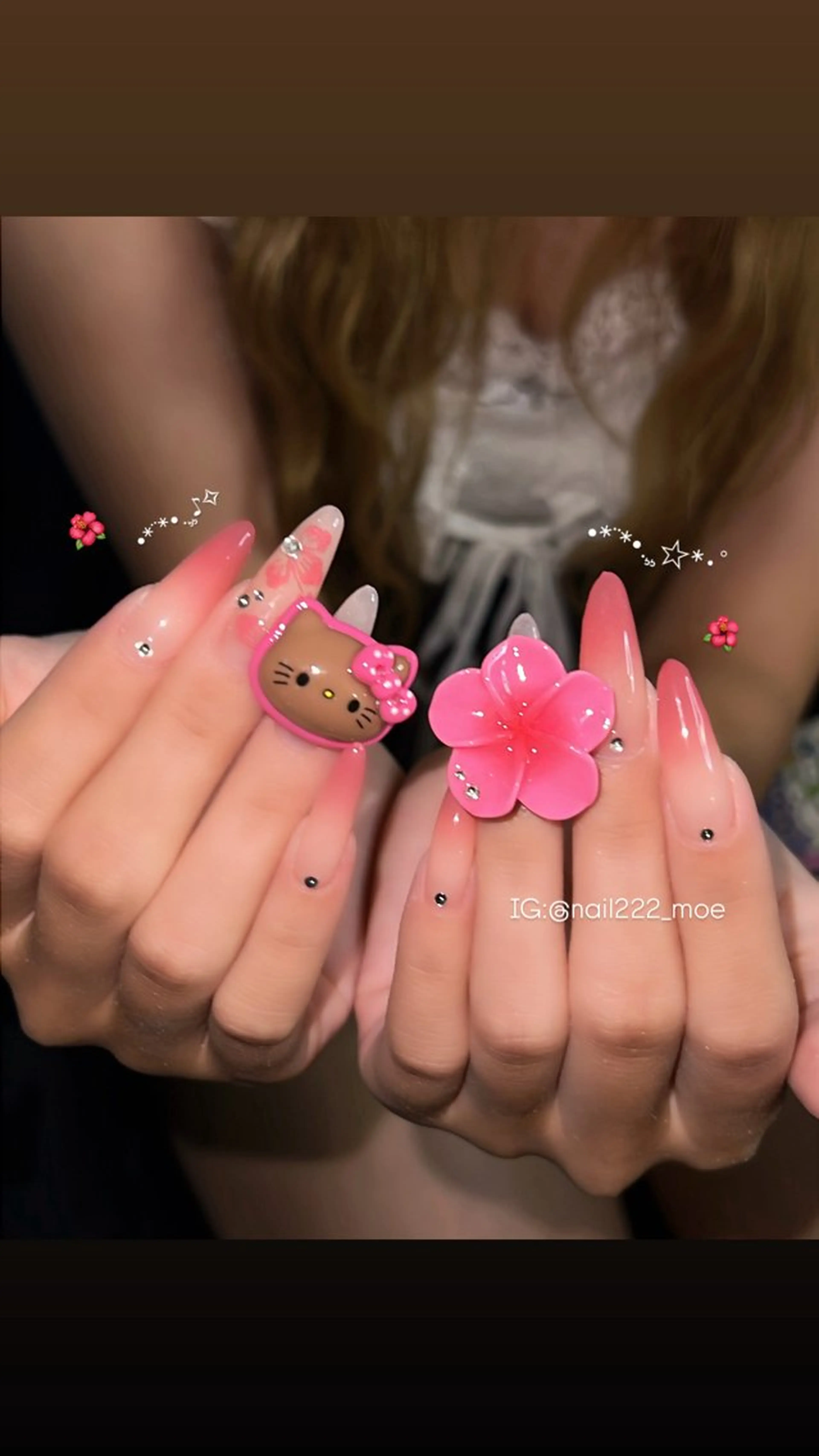 ネイル ハンドネイル ⟡.*222⋰˚☆ MöEのネイルデザイン