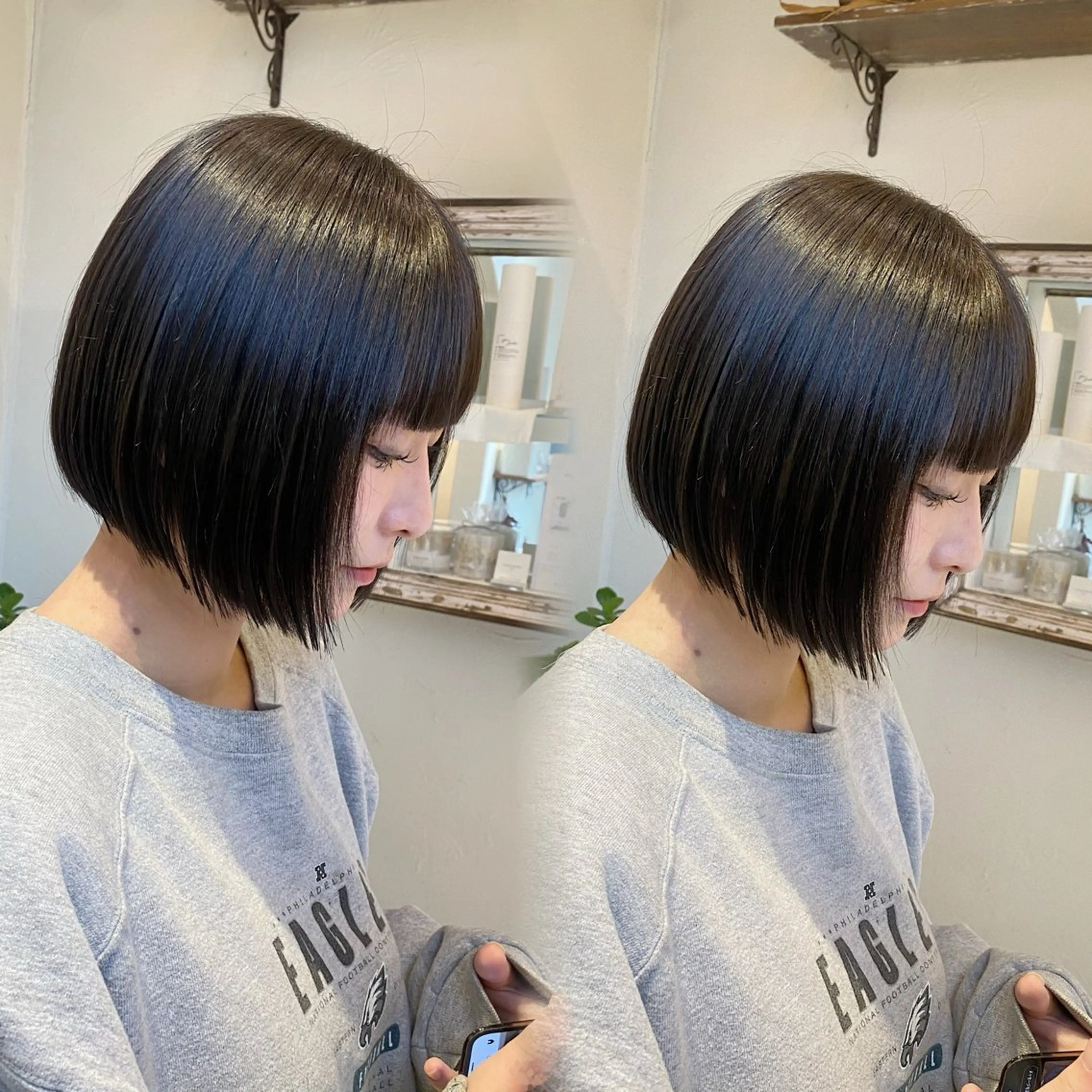 ショート カット トリートメント 艶髪/艶カラー/縮毛 /   タキダのヘアスタイル