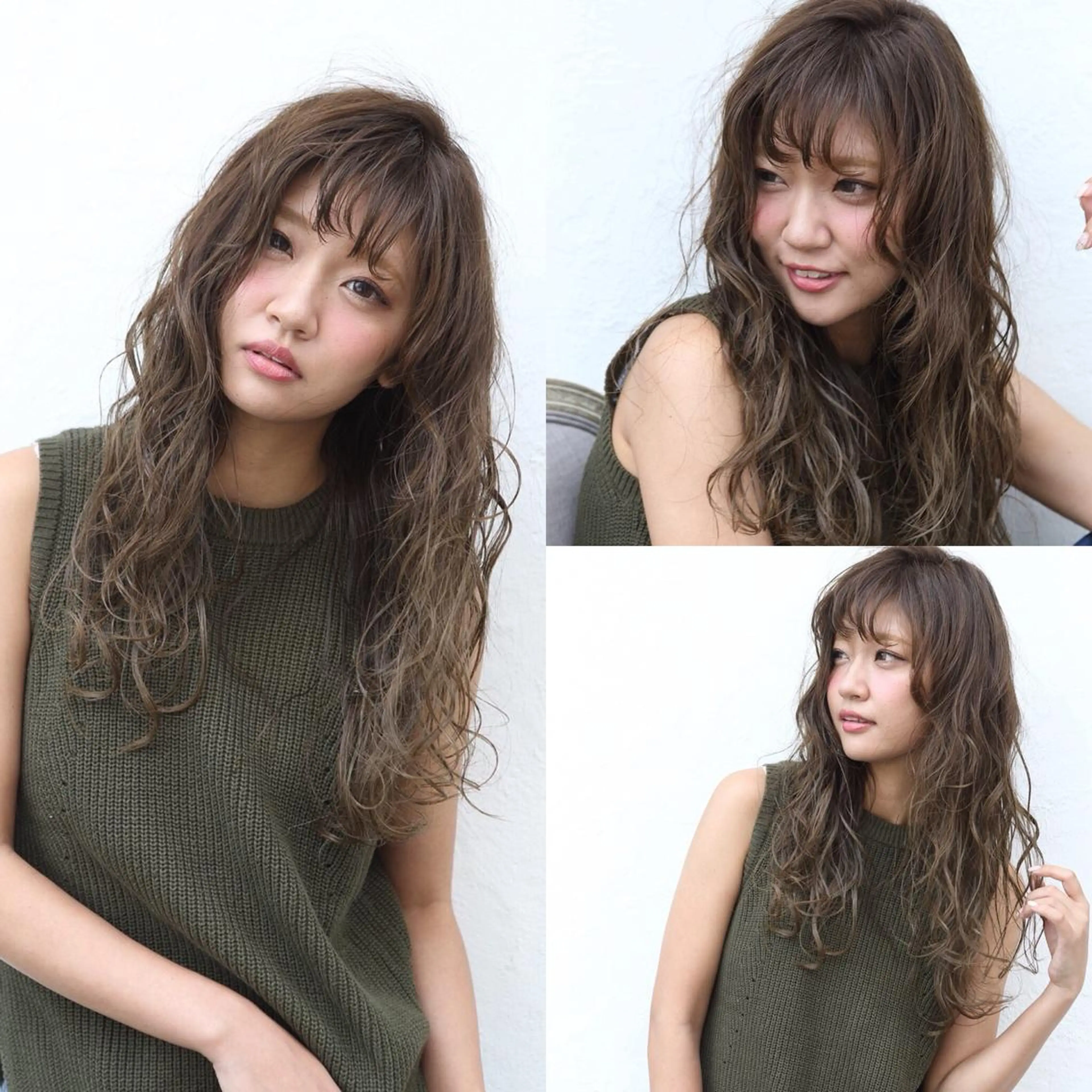 【ゆるふわ/波パーマ/美髪/ツヤ】似合わせカット+ウェーブパーマ+スパTRの写真