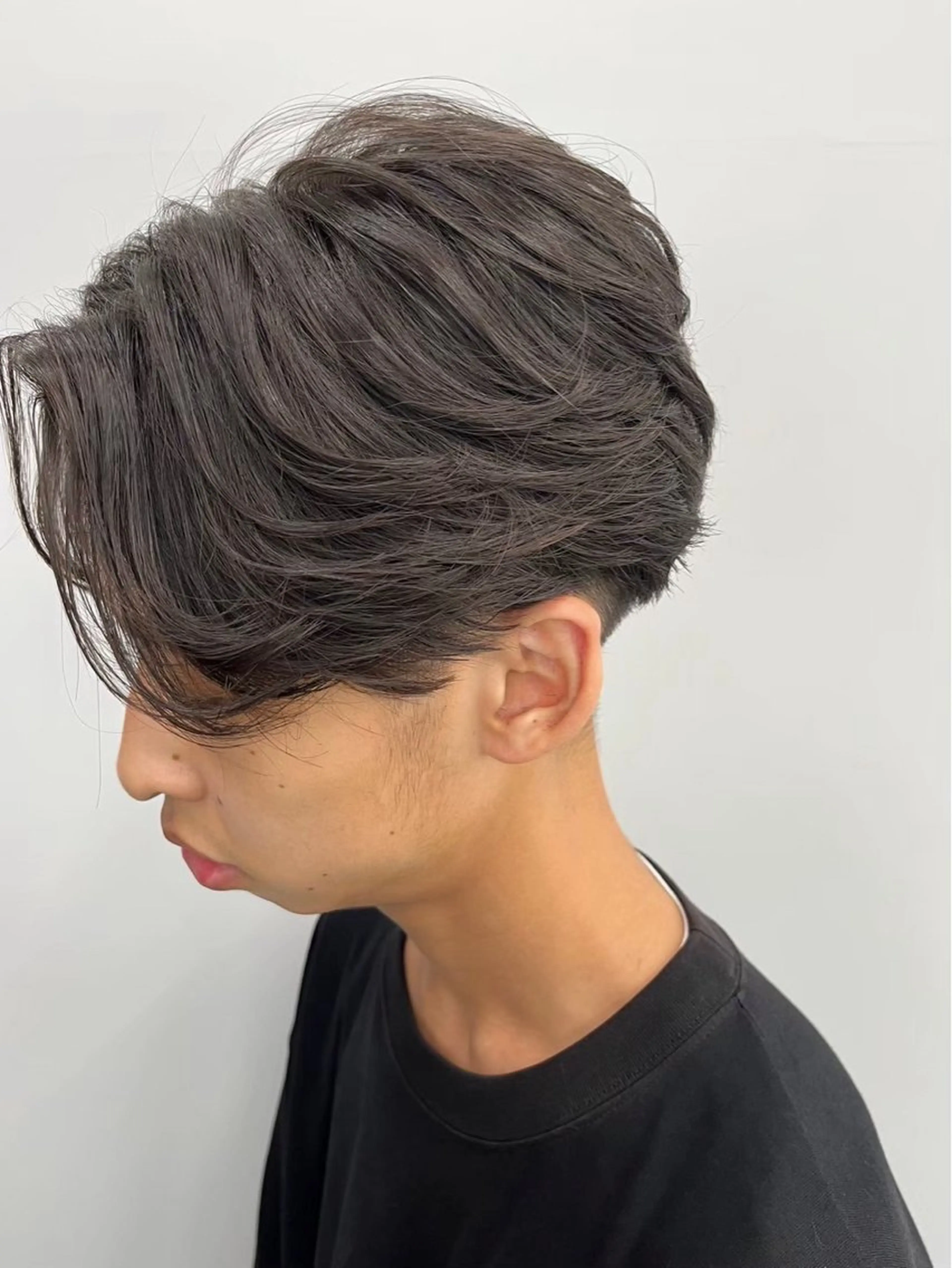 ショート パーマ メンズ センターパート メンズパーマ ニュアンスパーマ 坂本 響/メンズパーマのヘアスタイル