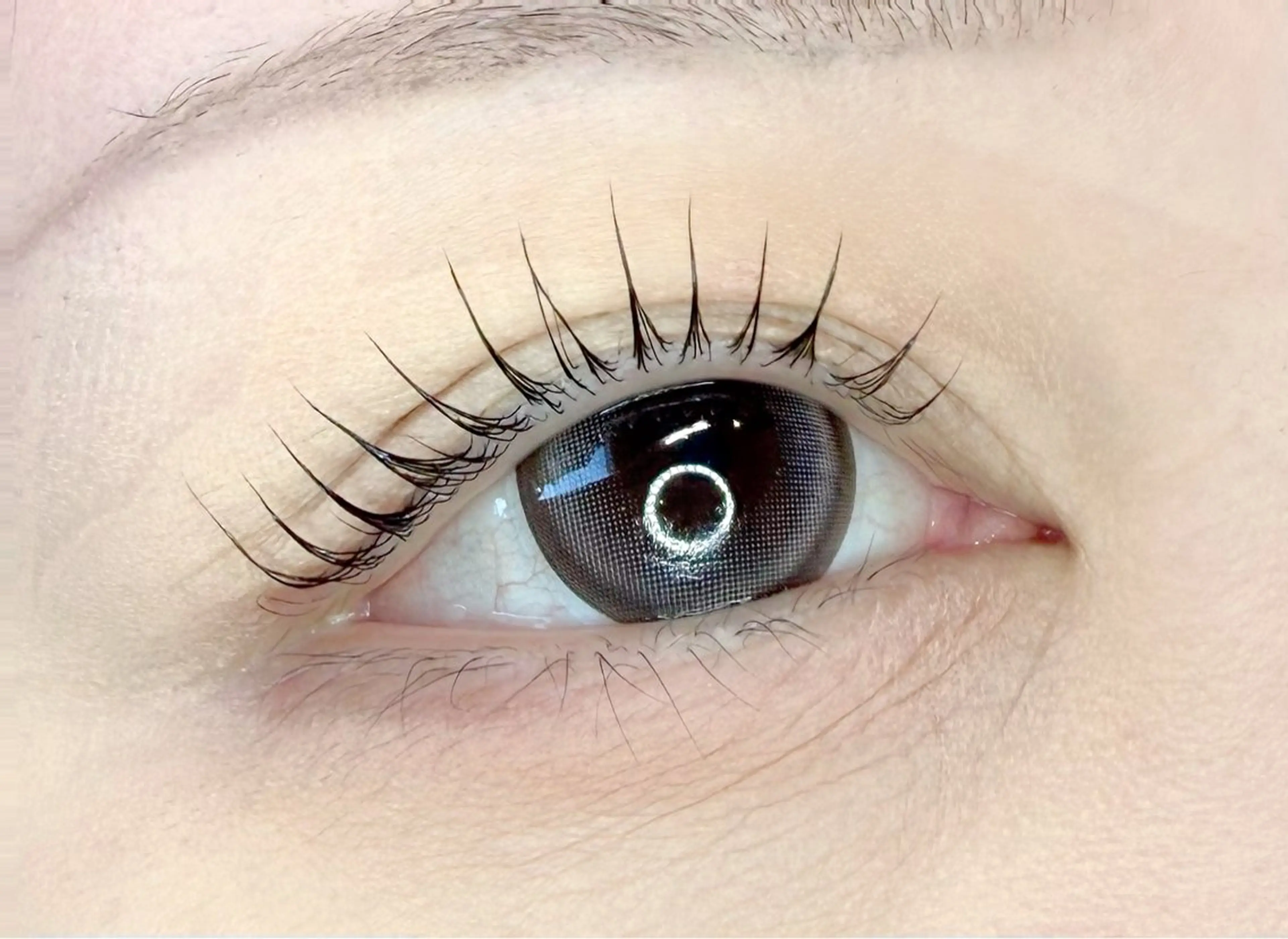 上下まつ毛パーマの写真