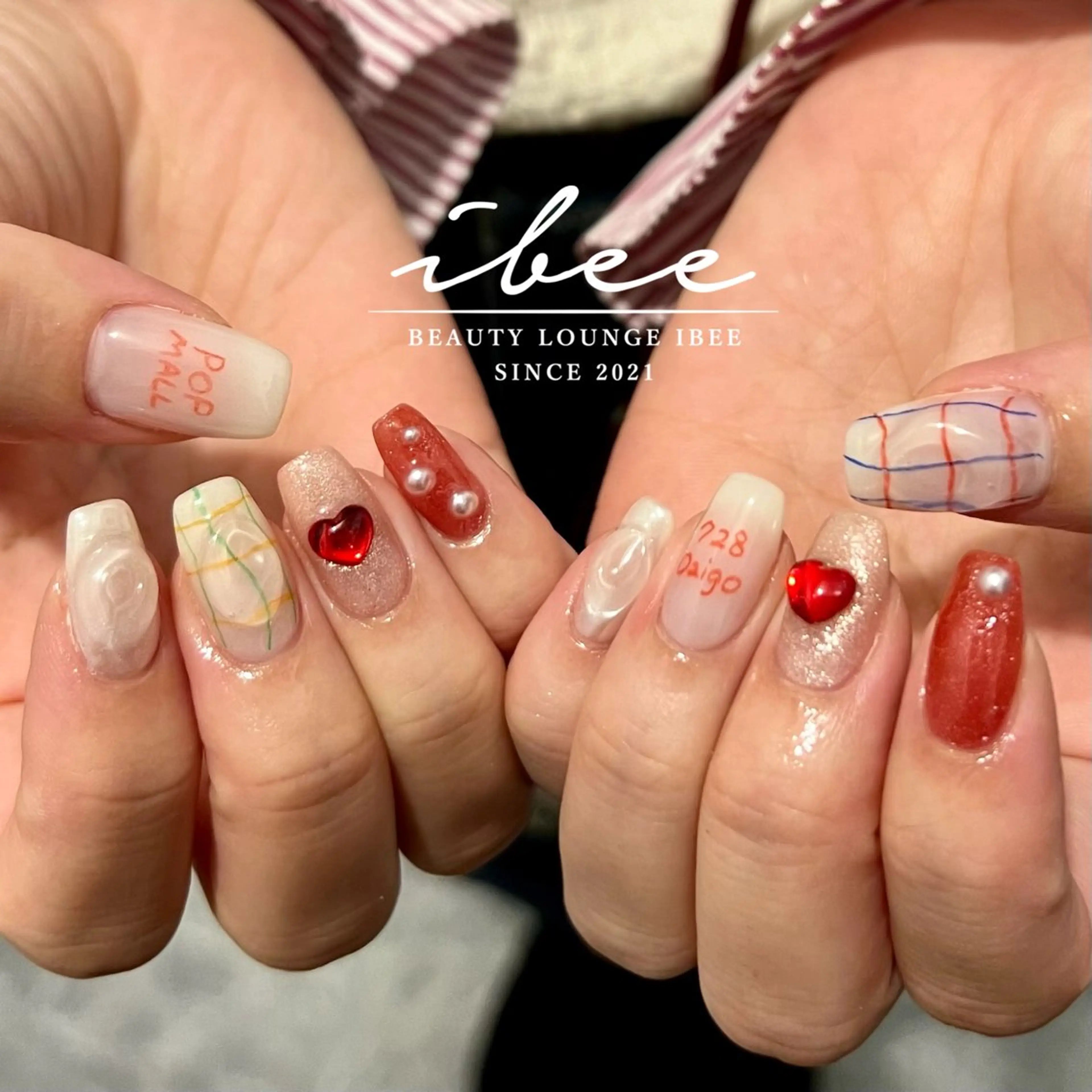 ネイル ハンドネイル ibee nail 🤍yumiのネイルデザイン