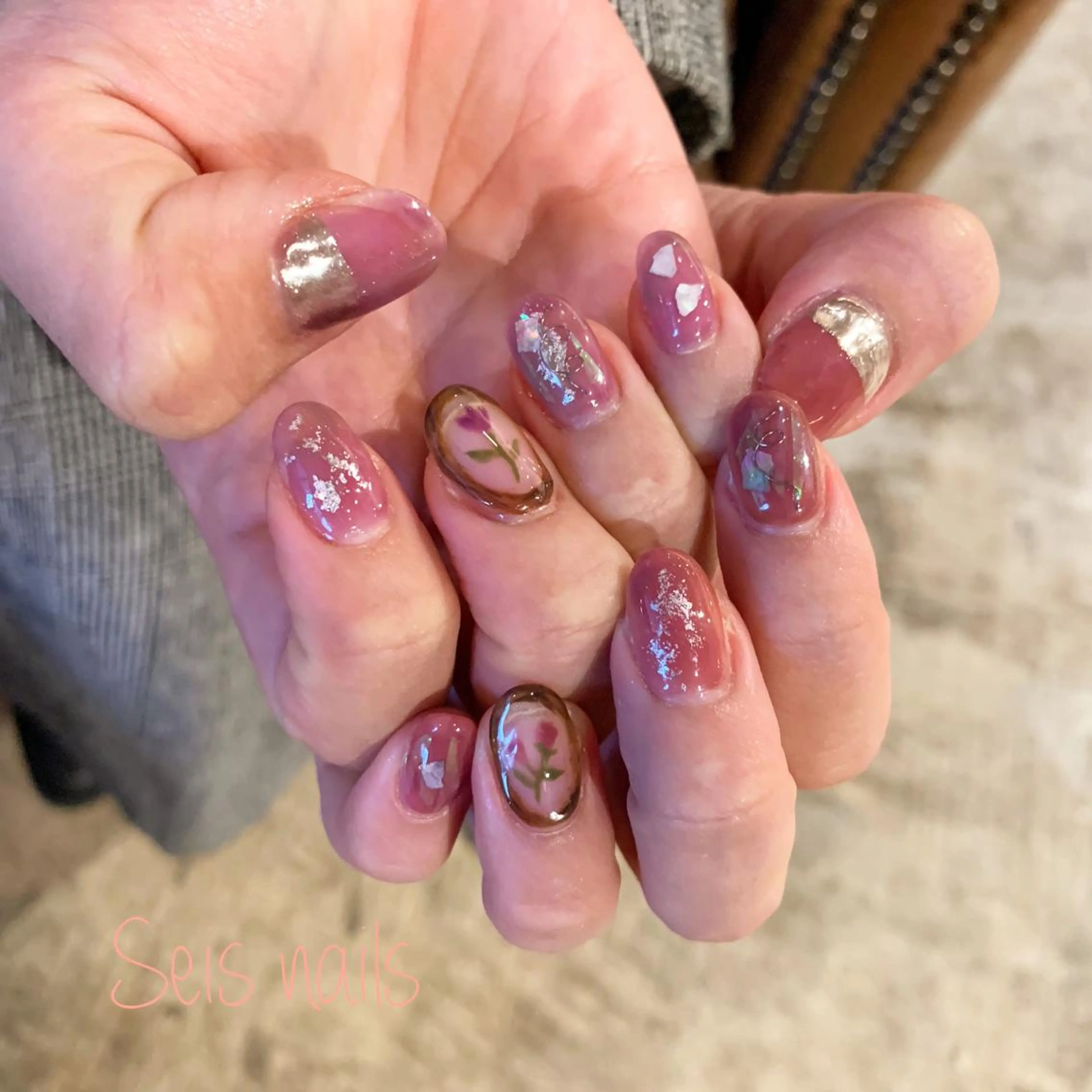 ネイル ハンドネイル Seis Shihoのネイルデザイン