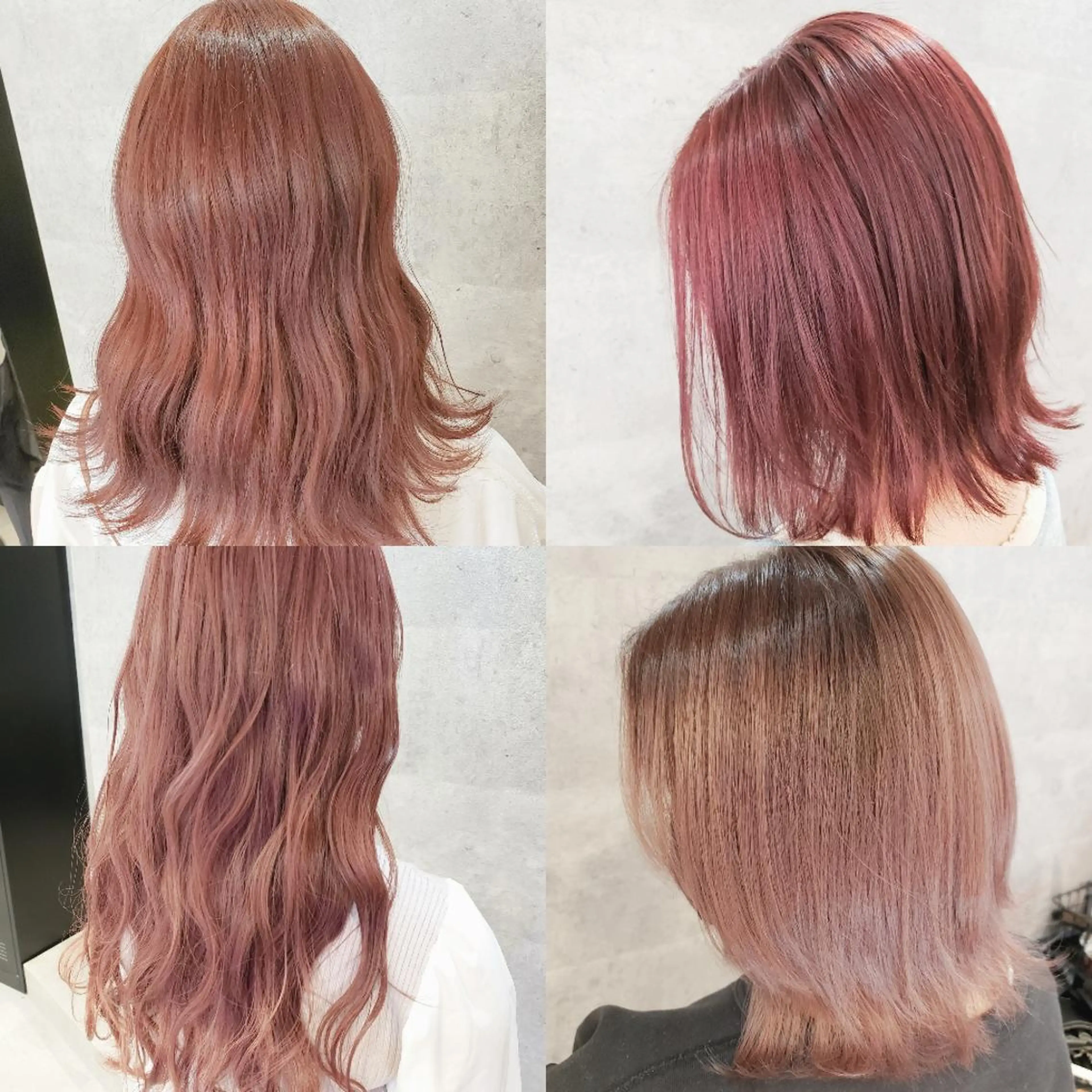 ミディアム カラー ピンクカラー ミルクティー特化 🌈島内　琢真🌈のヘアスタイル