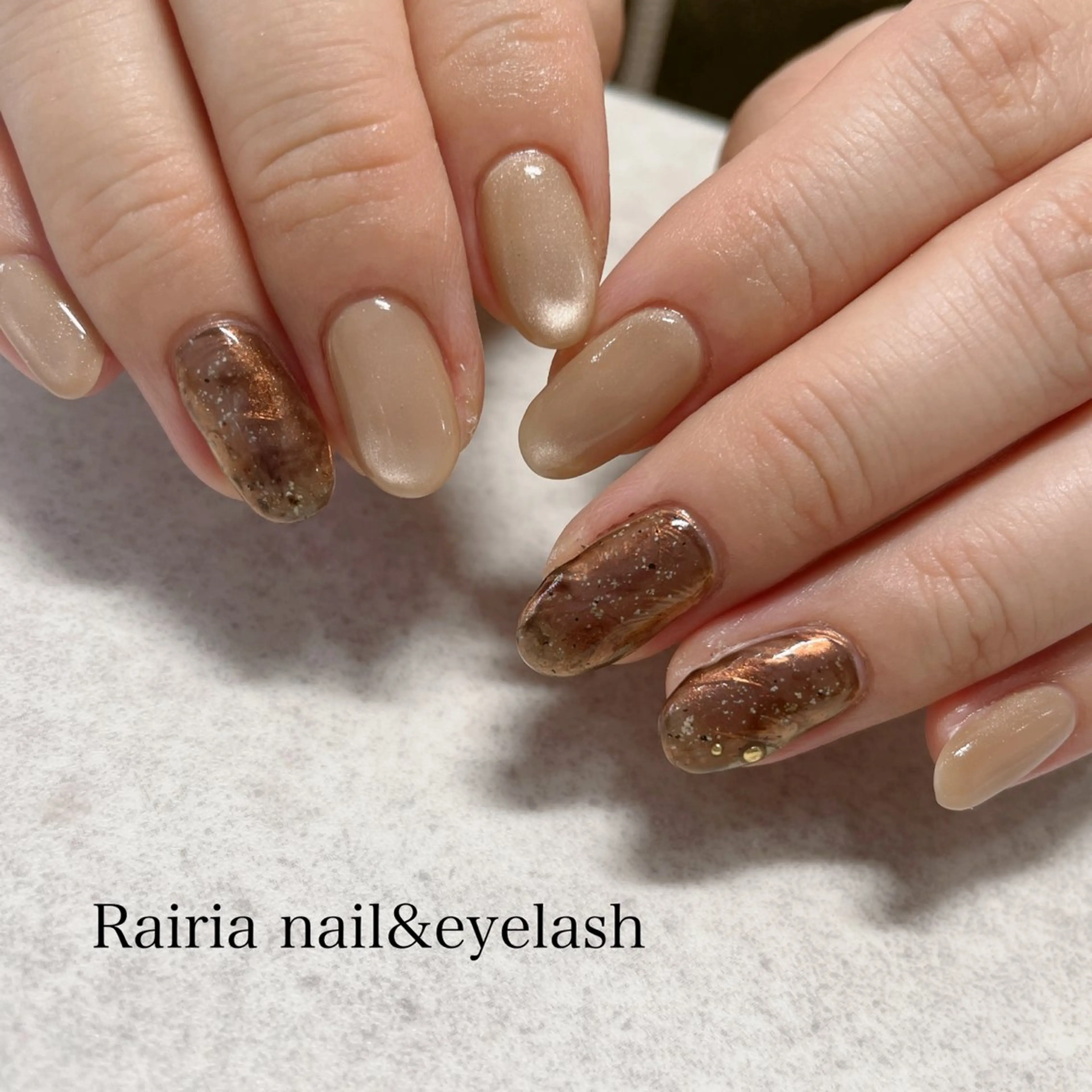 ネイル 持ち込み ハンドネイル Rairia nail&eyelash小岩店所属・Rairianail 小岩店のネイルデザイン