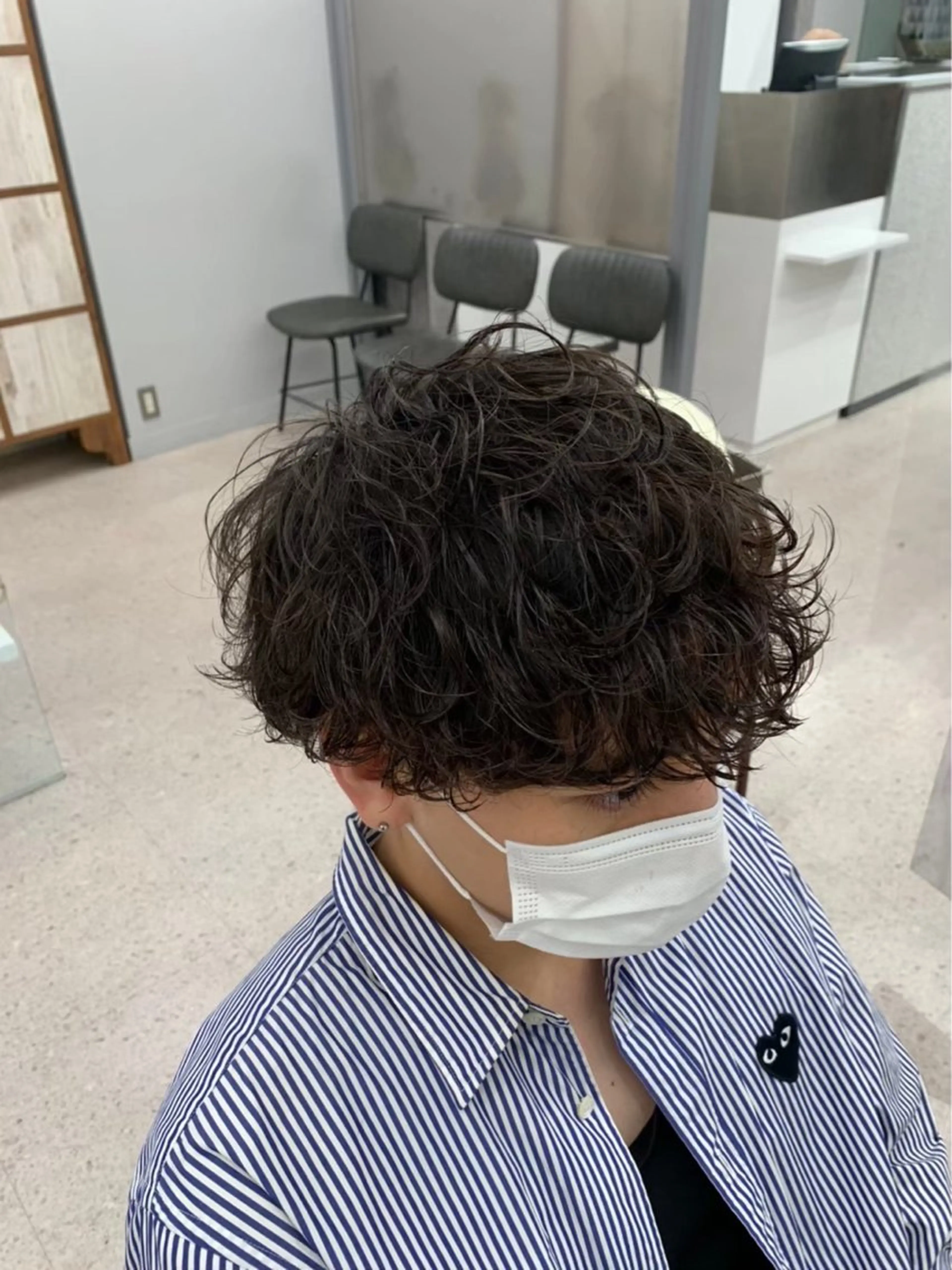 メンズカット+波巻きスパイラルパーマ※補足説明をお読みくださいの写真