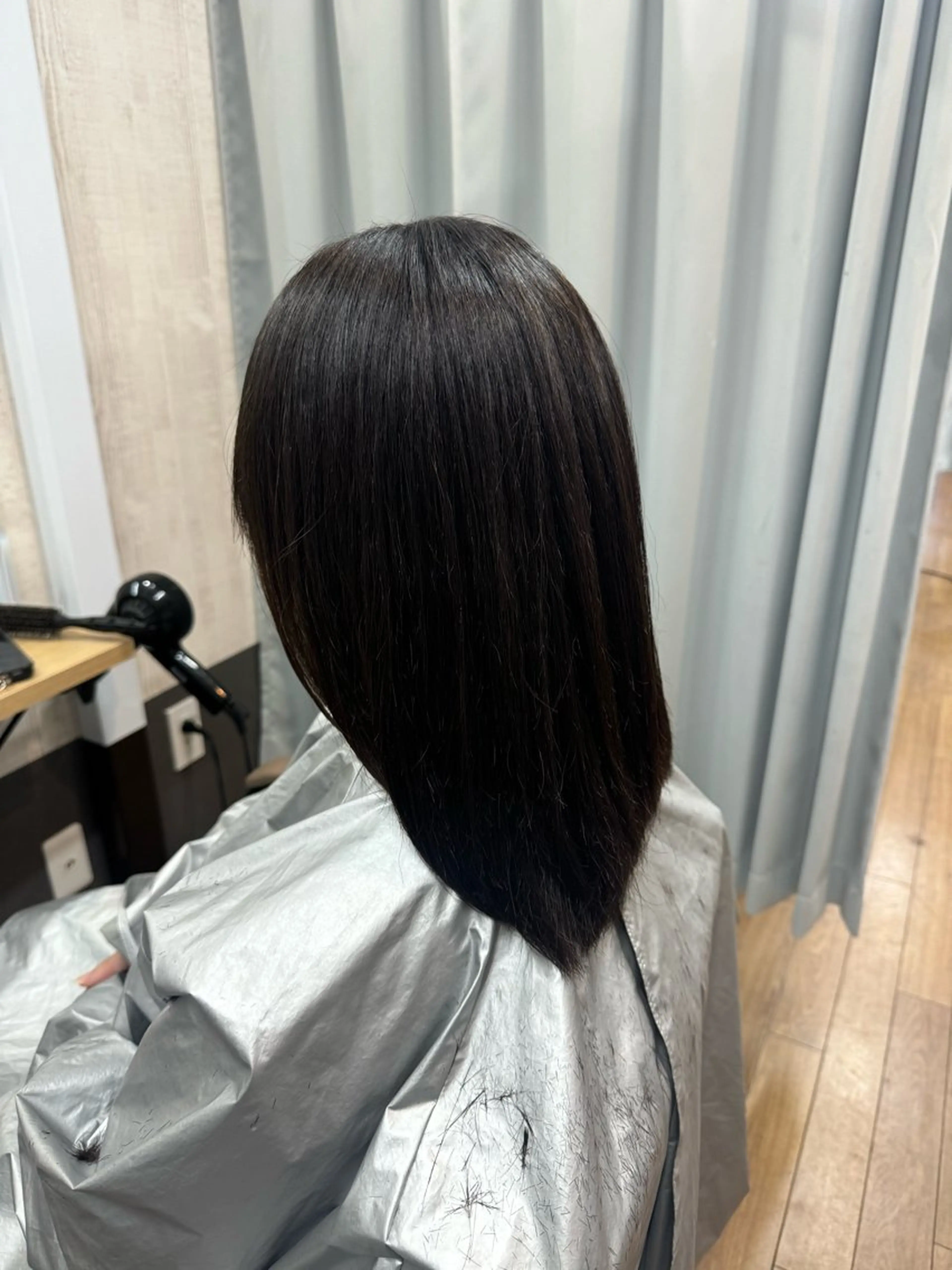 ミディアム 縮毛矯正 TELA HAIR 稲毛店　千尋のヘアスタイル