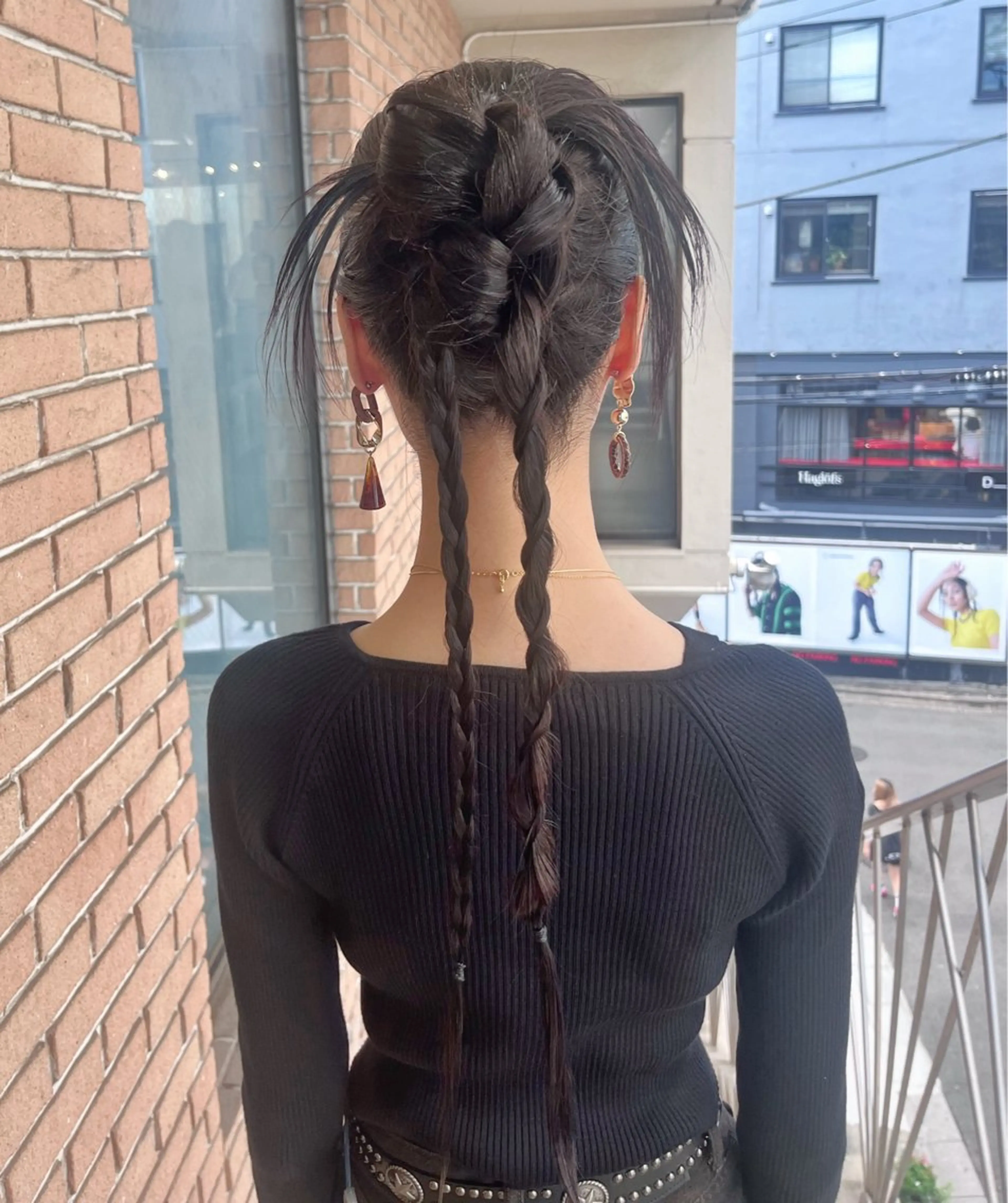 ロング ヘアアレンジ ヘアセット ピンクカラー🩷 ヘアセットＮＯ.1のヘアスタイル
