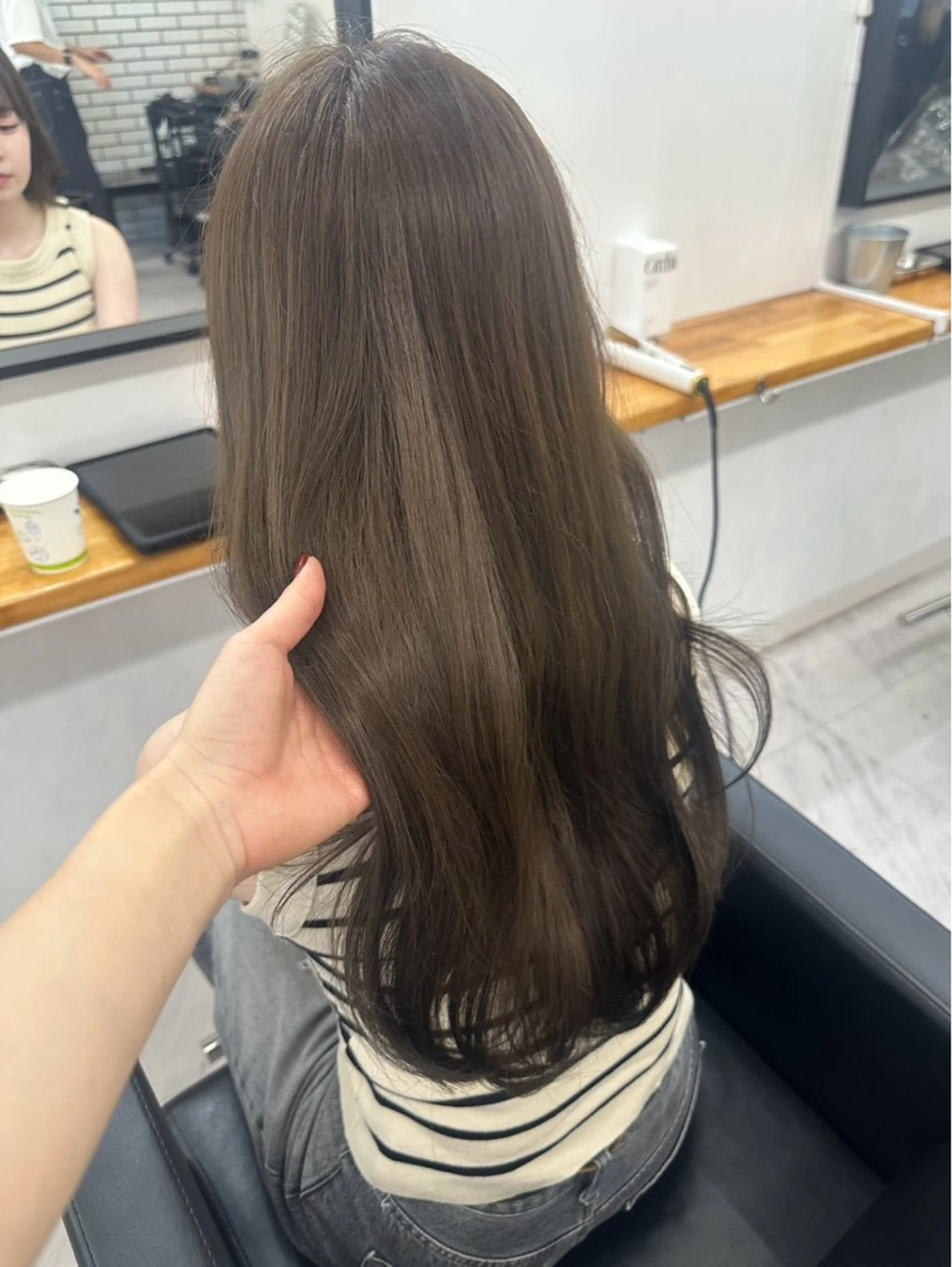 ブリーチなしダブルカラーの写真