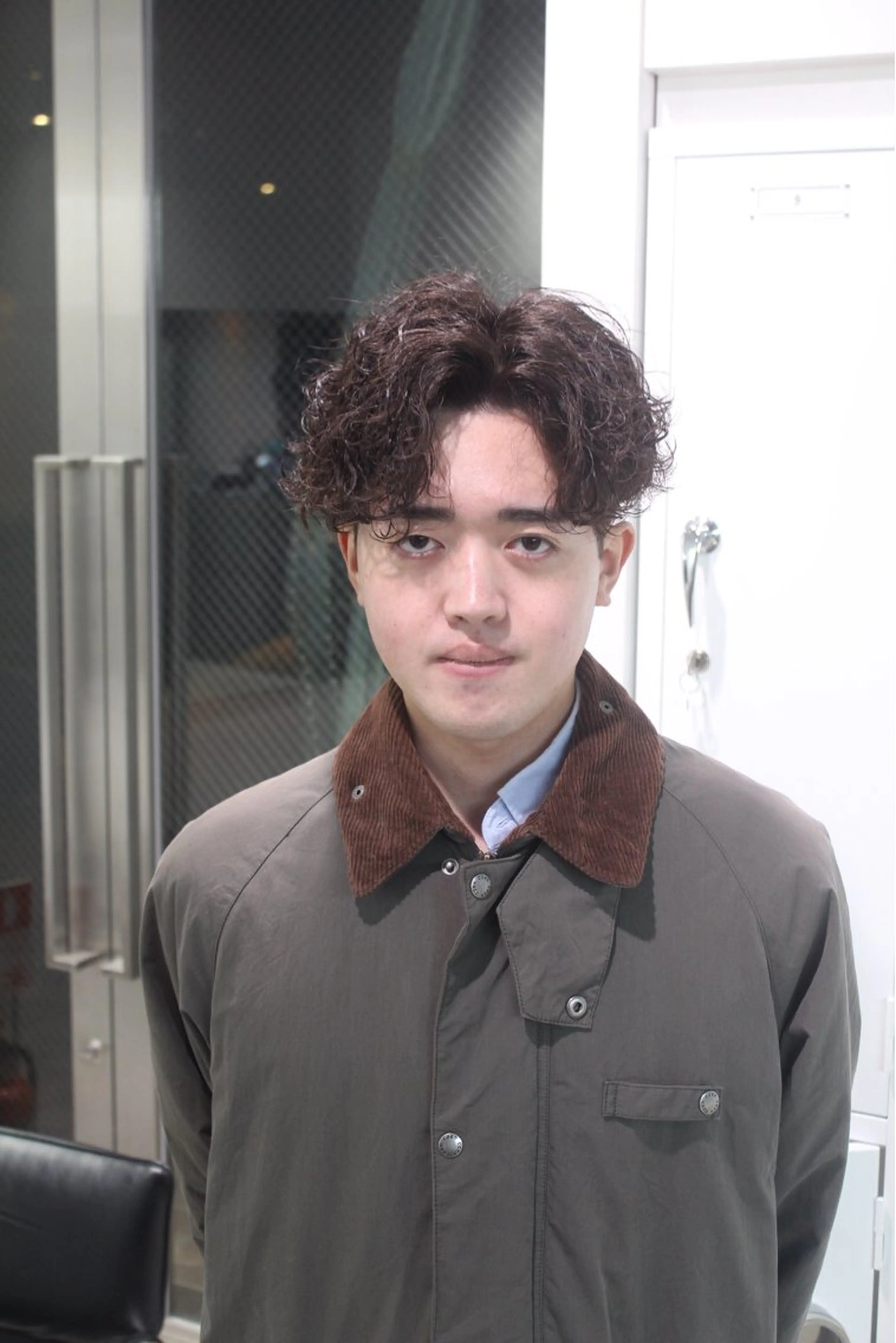 パーマ メンズ カット パーマ fifth天神メンズ パーマのプロ山口皓大のヘアスタイル