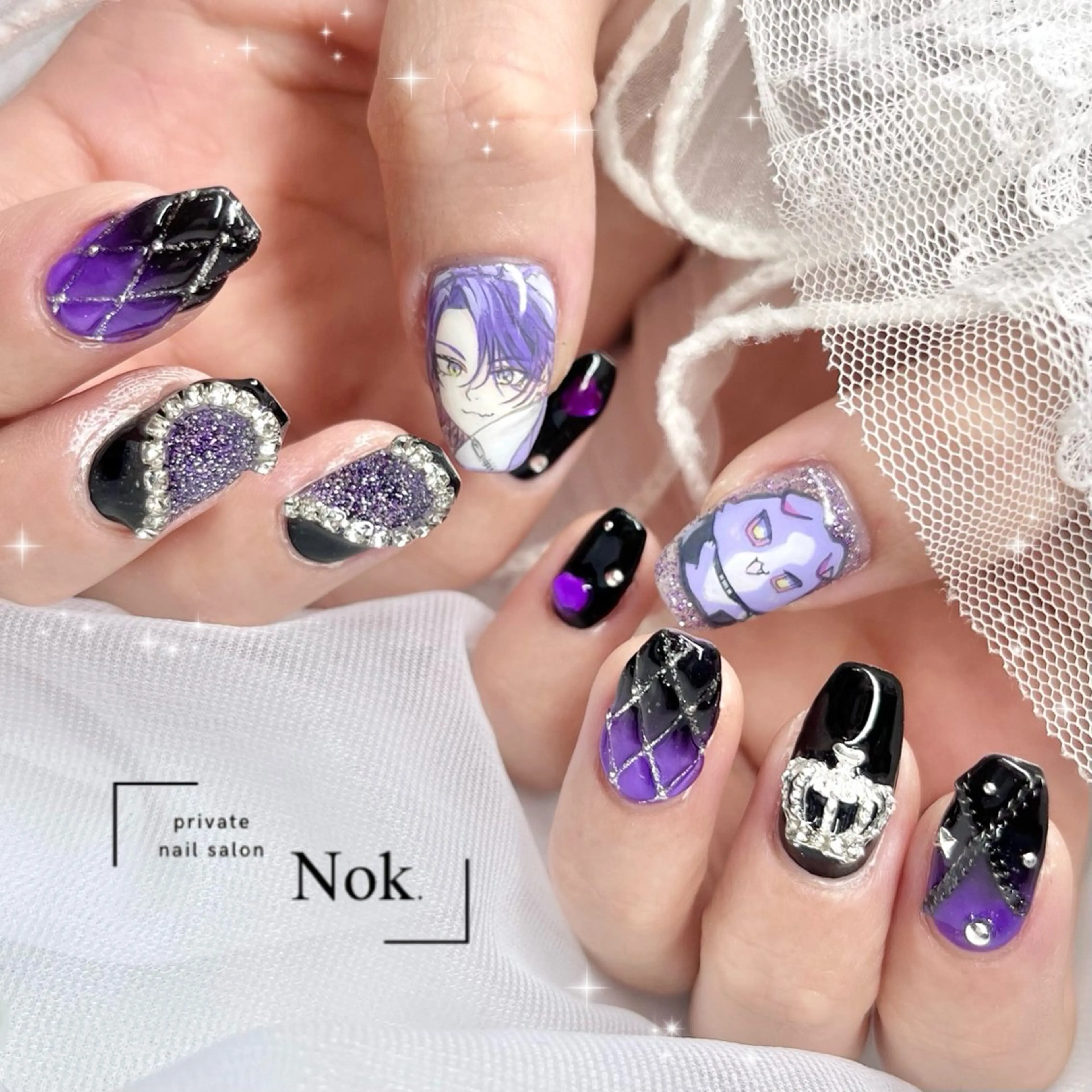 ネイル ハンドネイル 池袋痛ネイル Nok. 渡辺のネイルデザイン