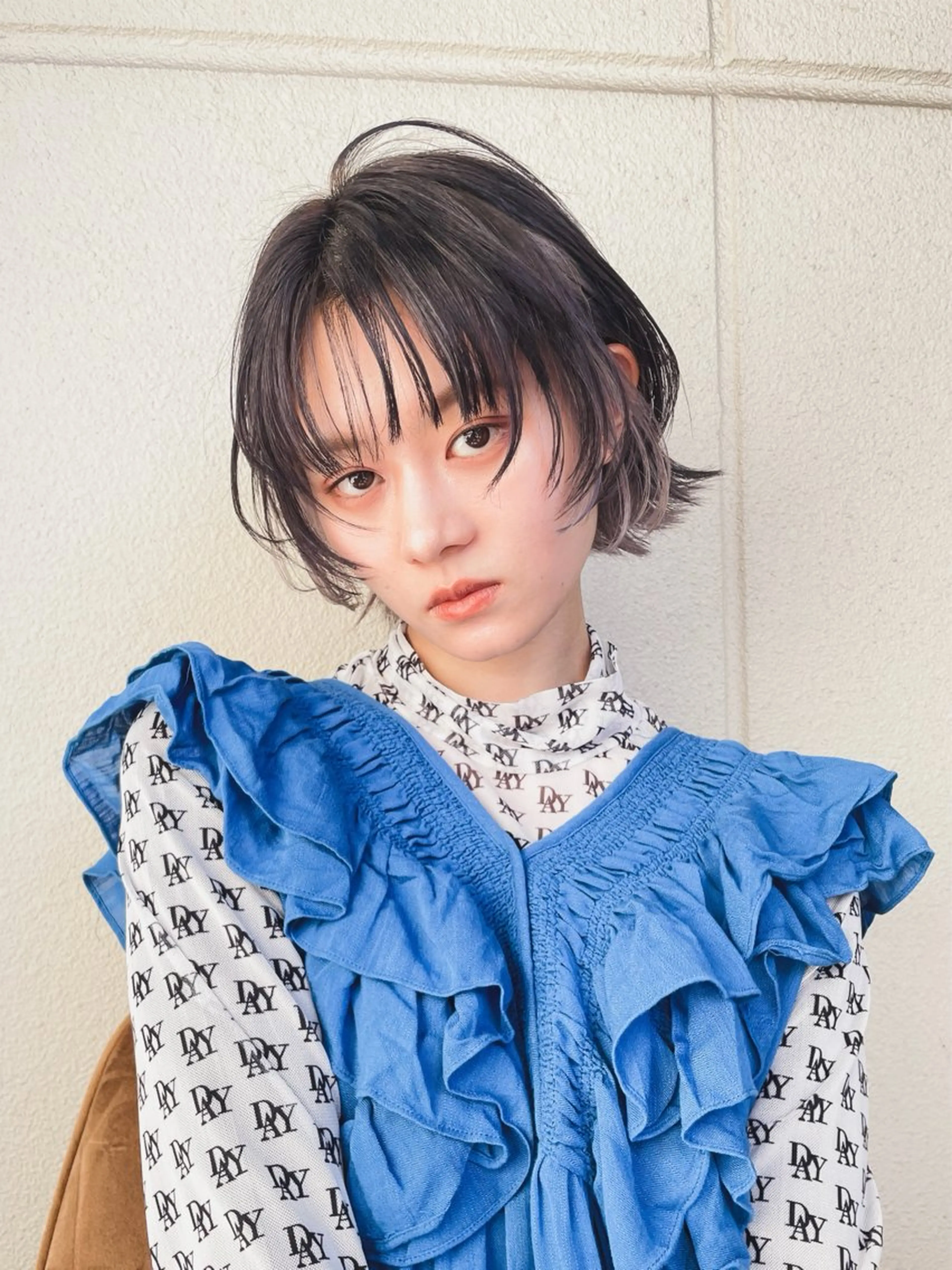 ミディアム カラー インナーカラー 顔まわりレイヤー 顔周りカット レイヤーカット ウルフカット カット ヘアカラー トリートメント ハイトーン/レイヤー /ウルフ⭐️永田⭐️のヘアスタイル