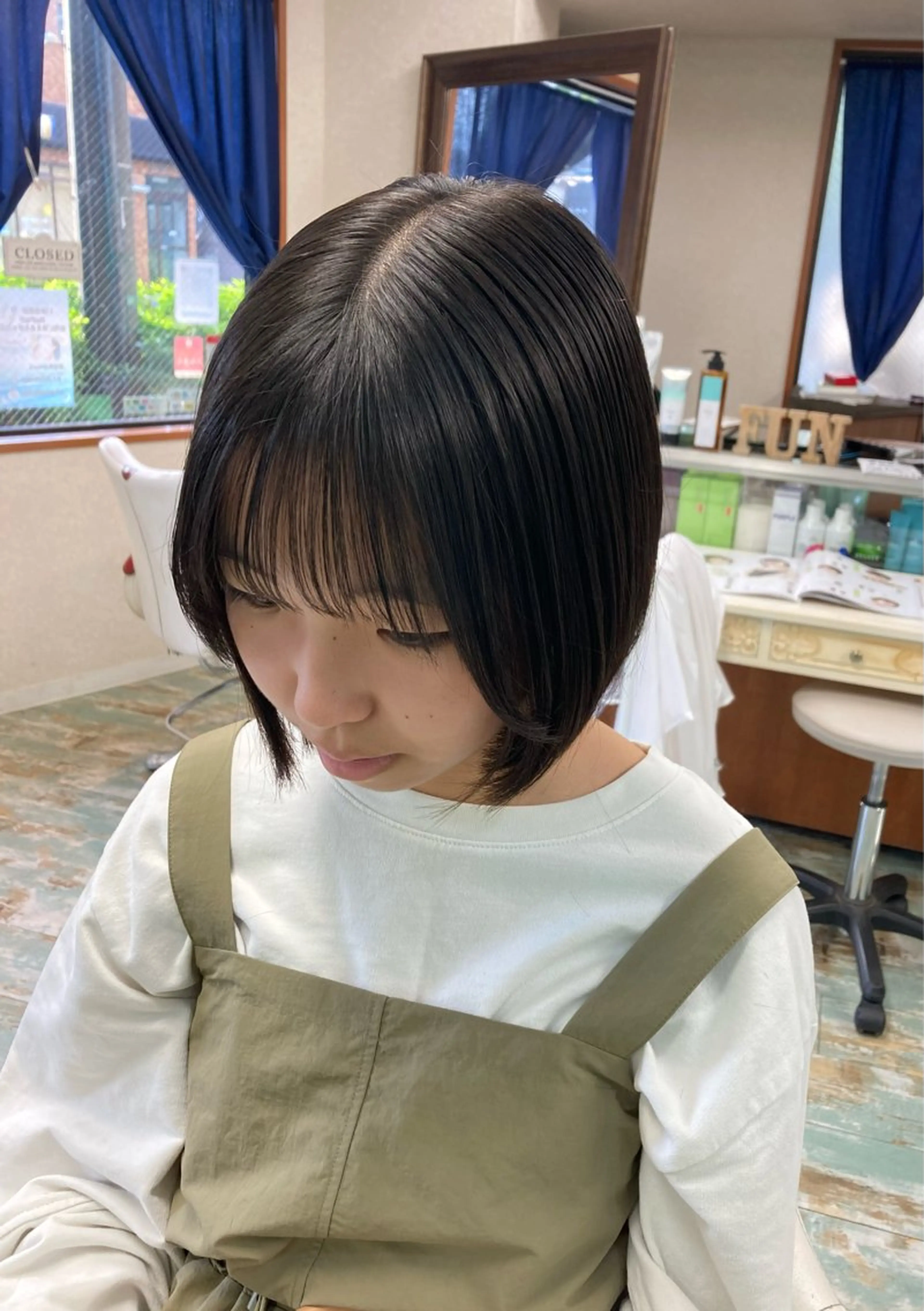 ミディアム カット Fun  hair make所属・田牧 みゆきのヘアスタイル