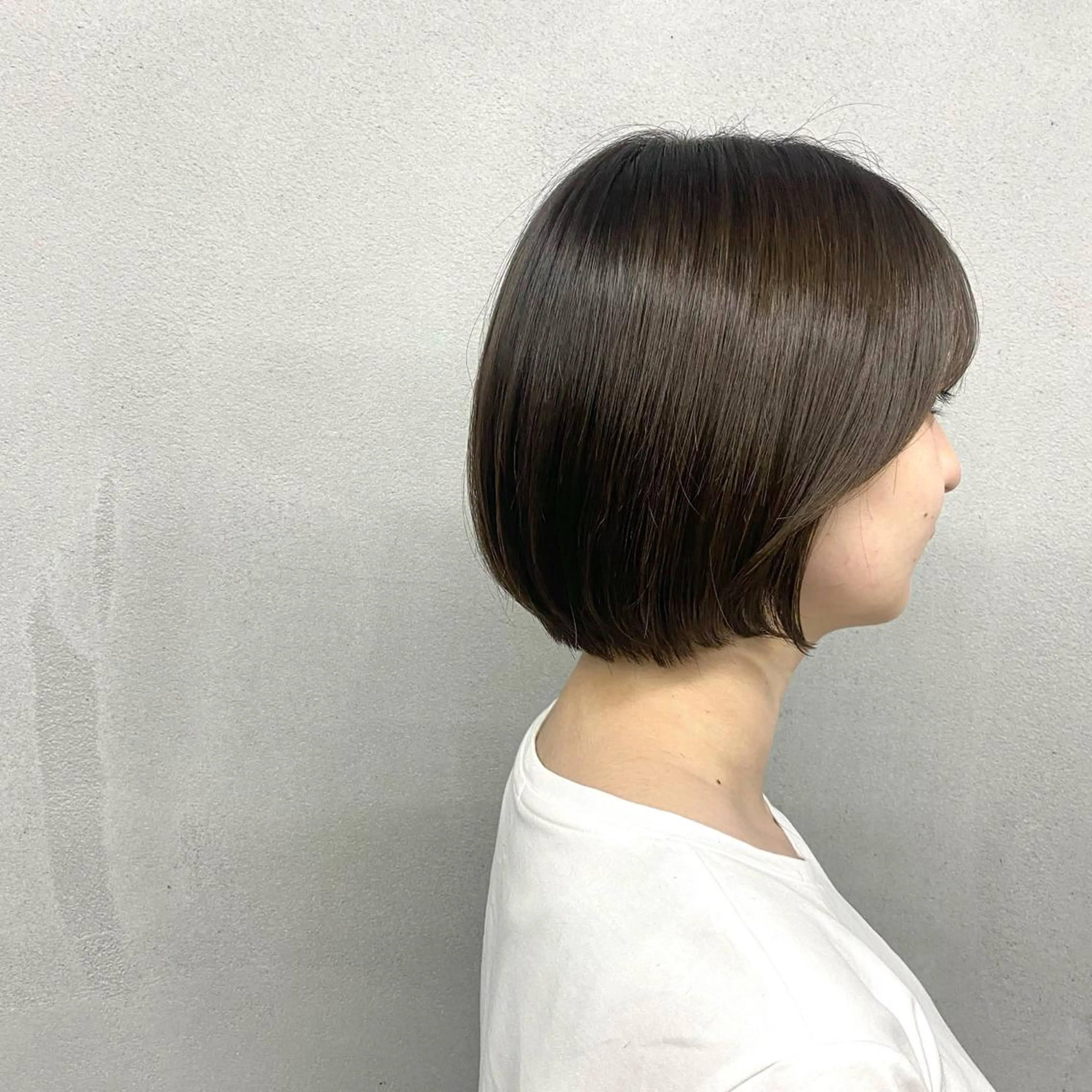 ショート ヘアアレンジ ボブ 顔まわりレイヤー 伸ばしかけ レイヤーカット カット #tag 佐藤璃美のヘアスタイル