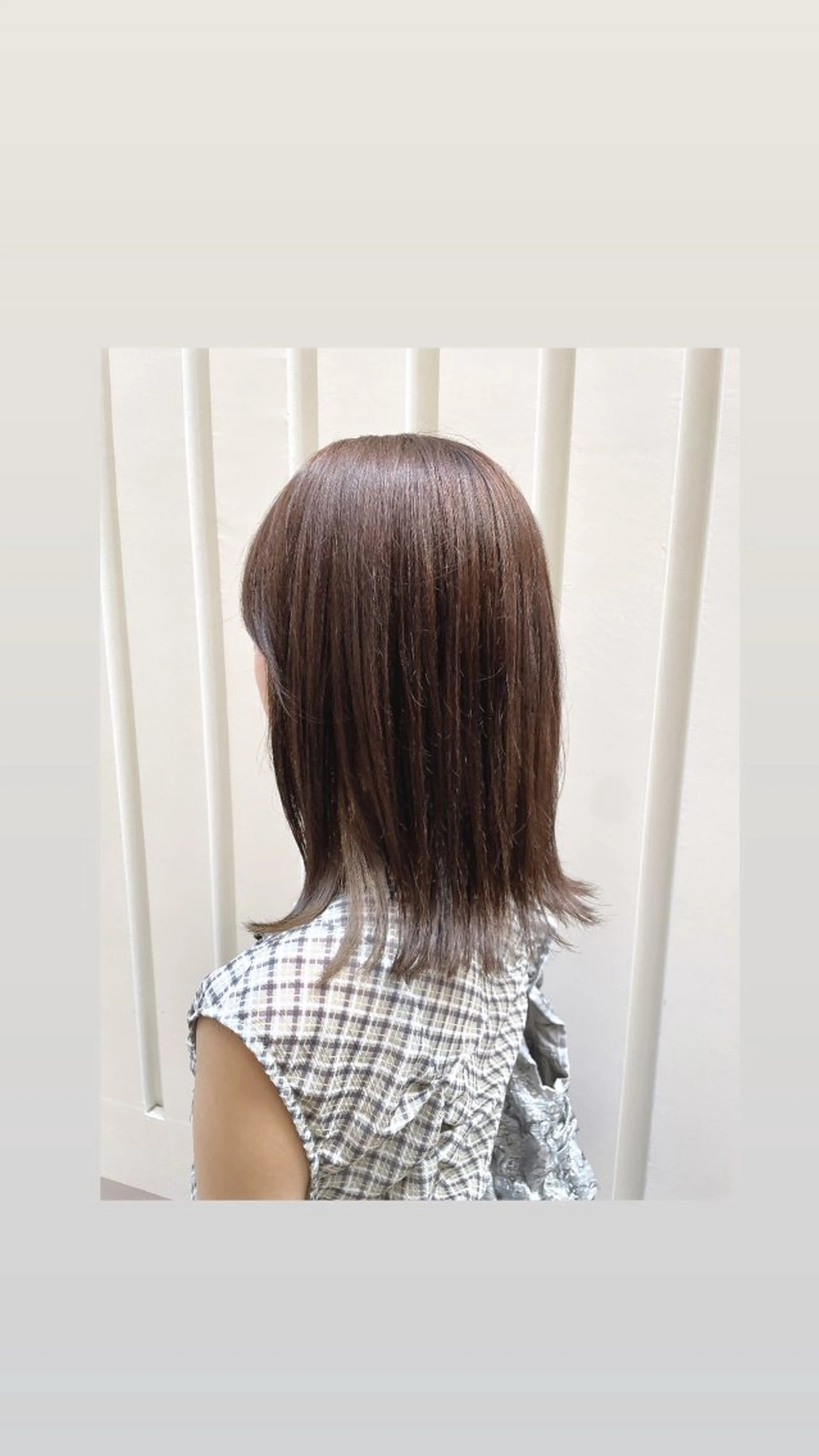 ミディアム カット ヘアカラー トリートメント 🌈外ハネボブ🌈 TAIGA🐯のヘアスタイル