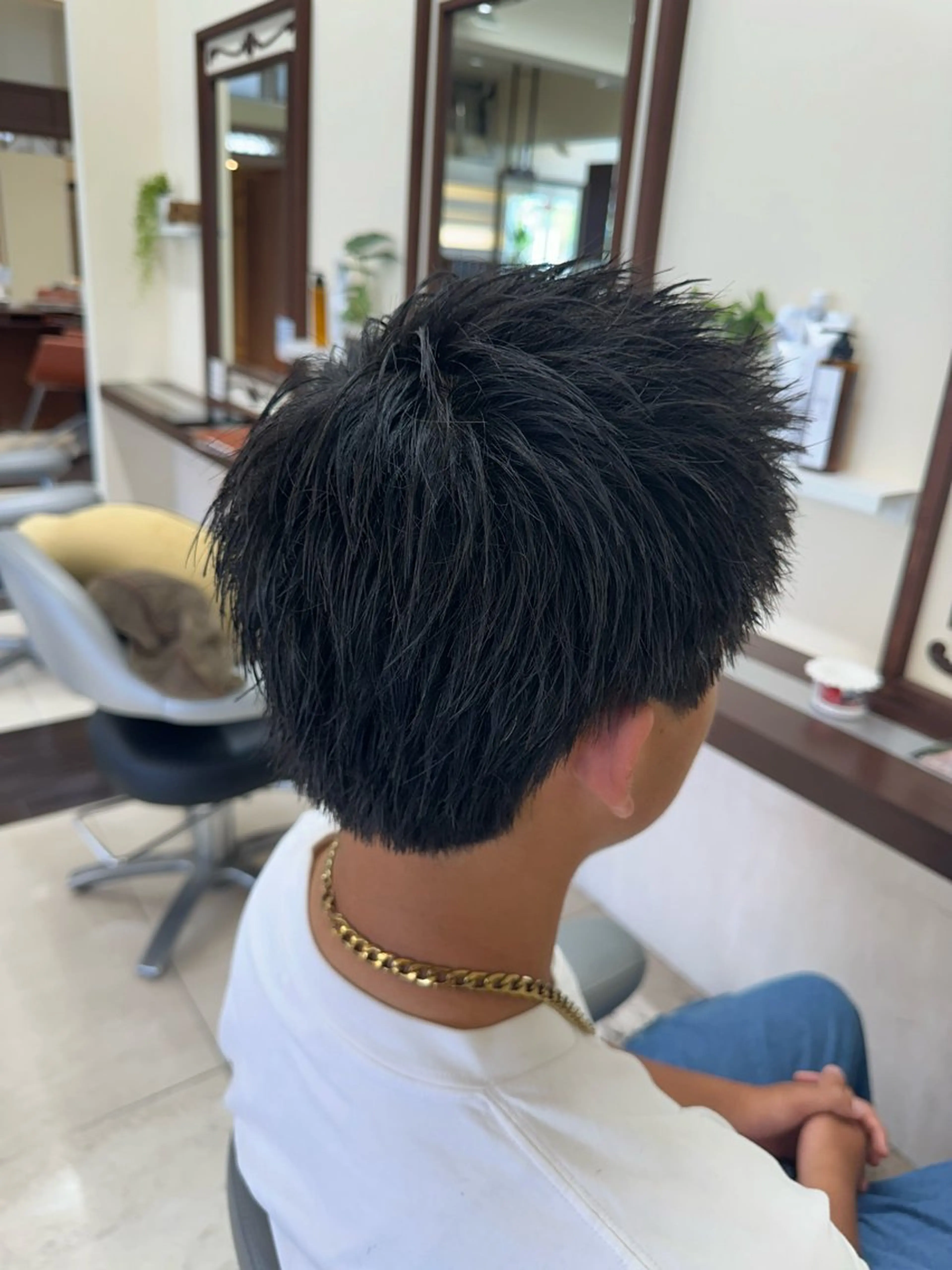 ショート カラー パーマ メンズ カット ヘアセット 毎月230人担当/ メンズヘア/清和武虎のヘアスタイル