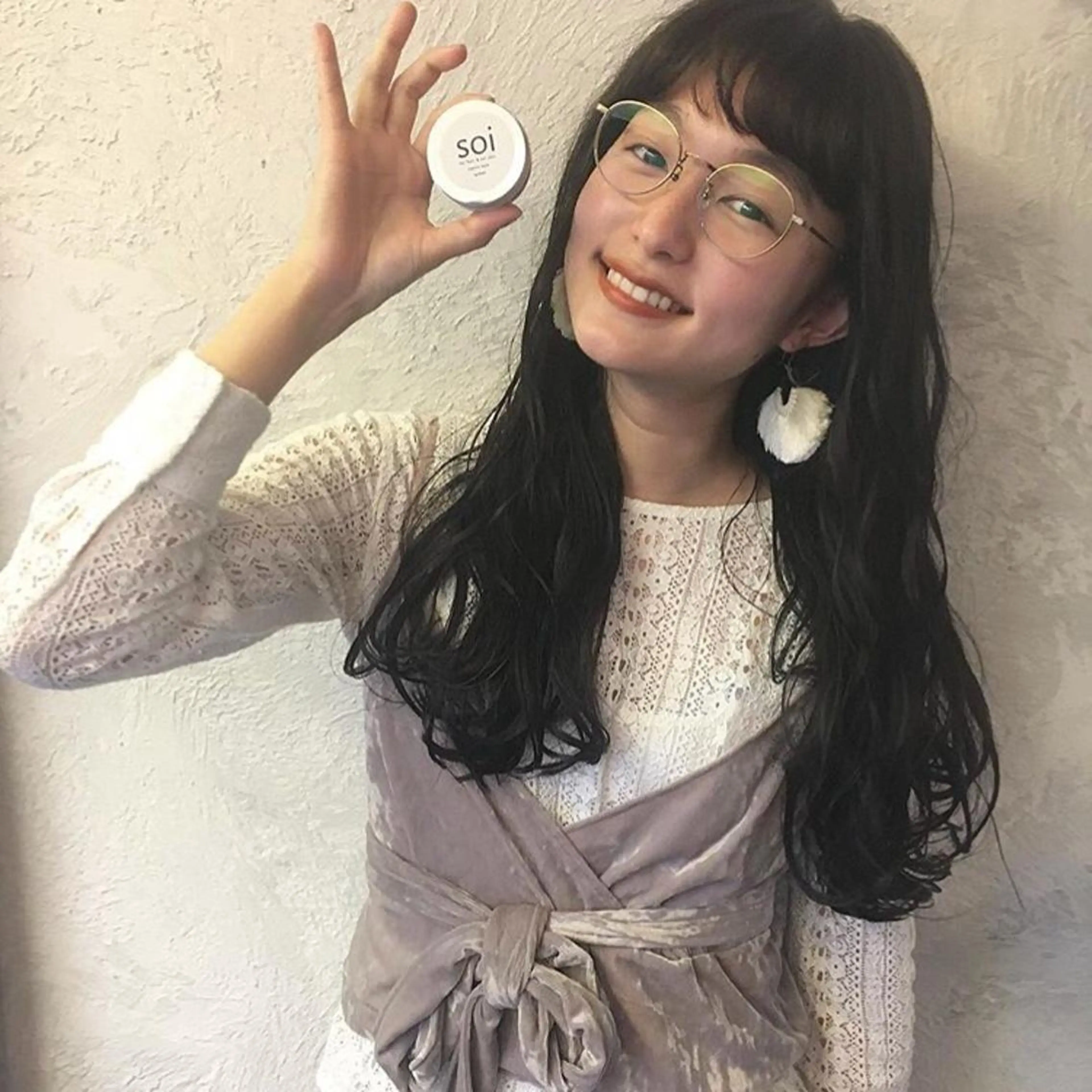 ロング パーマ カット パーマ トリートメント 下北沢 soiのヘアスタイル