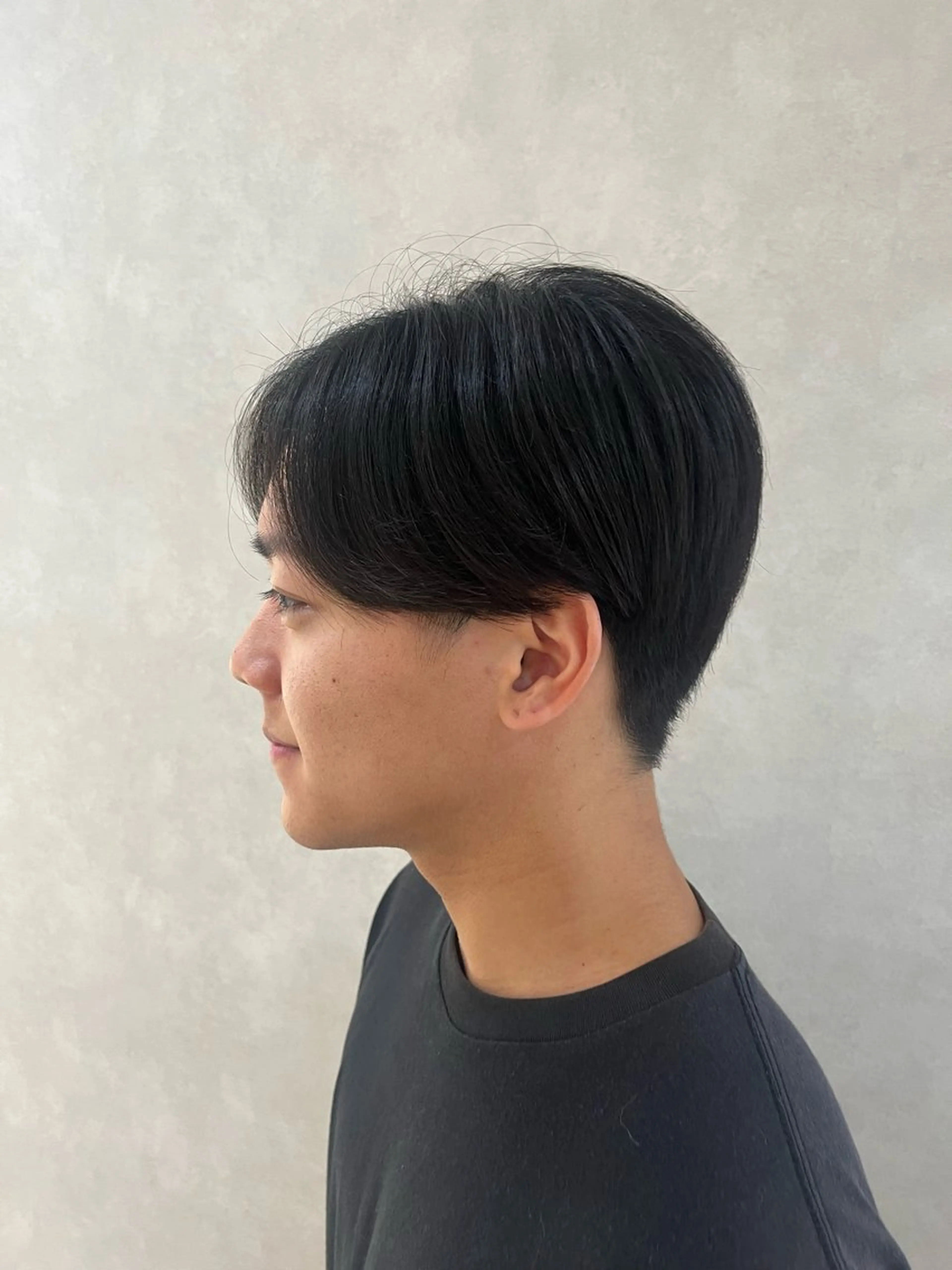 メンズ センターパート 関 琴美のヘアスタイル