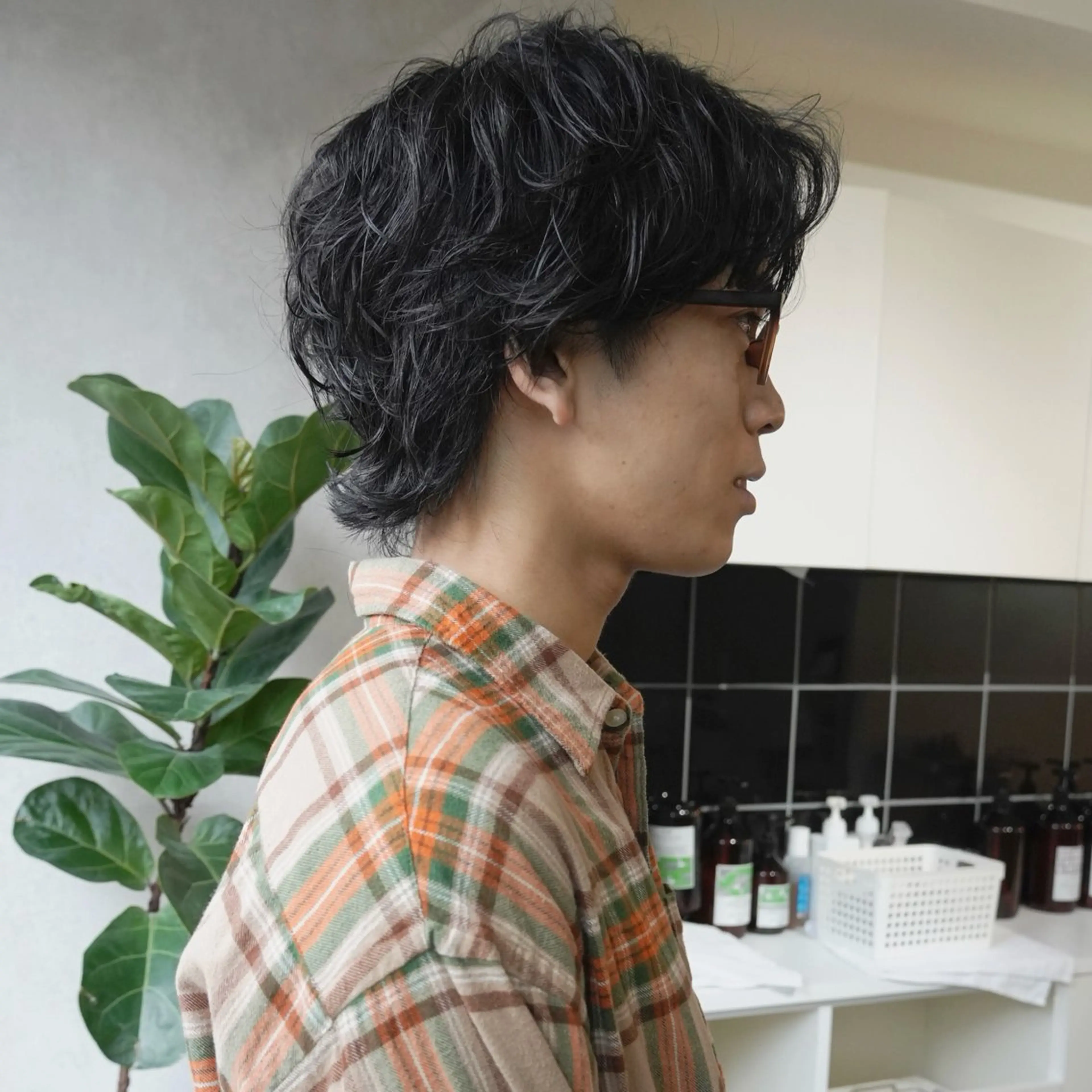 メンズ カット パーマ GO TODAY SHAIRE SALON京都店所属・京都/メンズ/ レディース/yukiのヘアスタイル