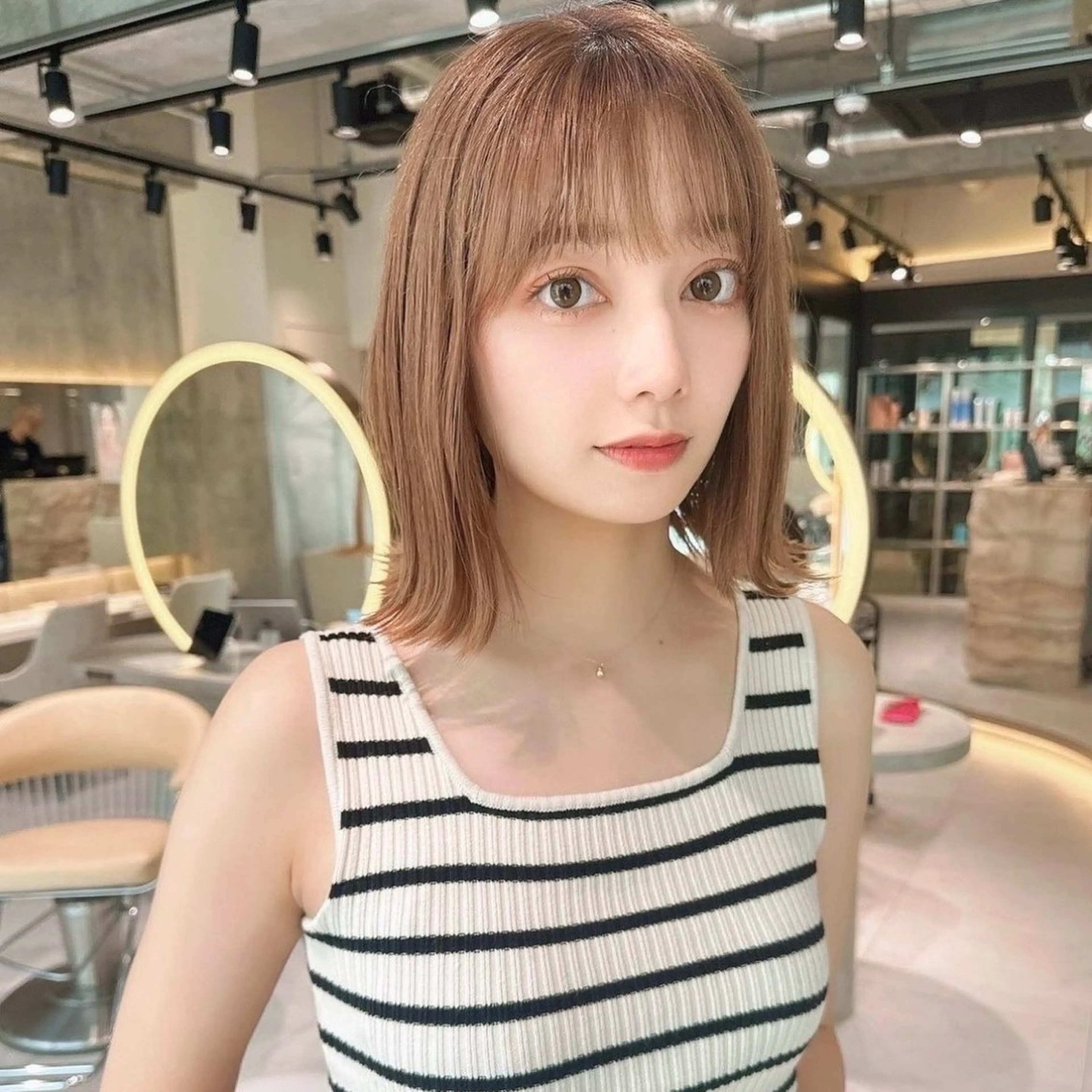 ショート 透明感カラー/ブリー チなし/松原和志のヘアスタイル
