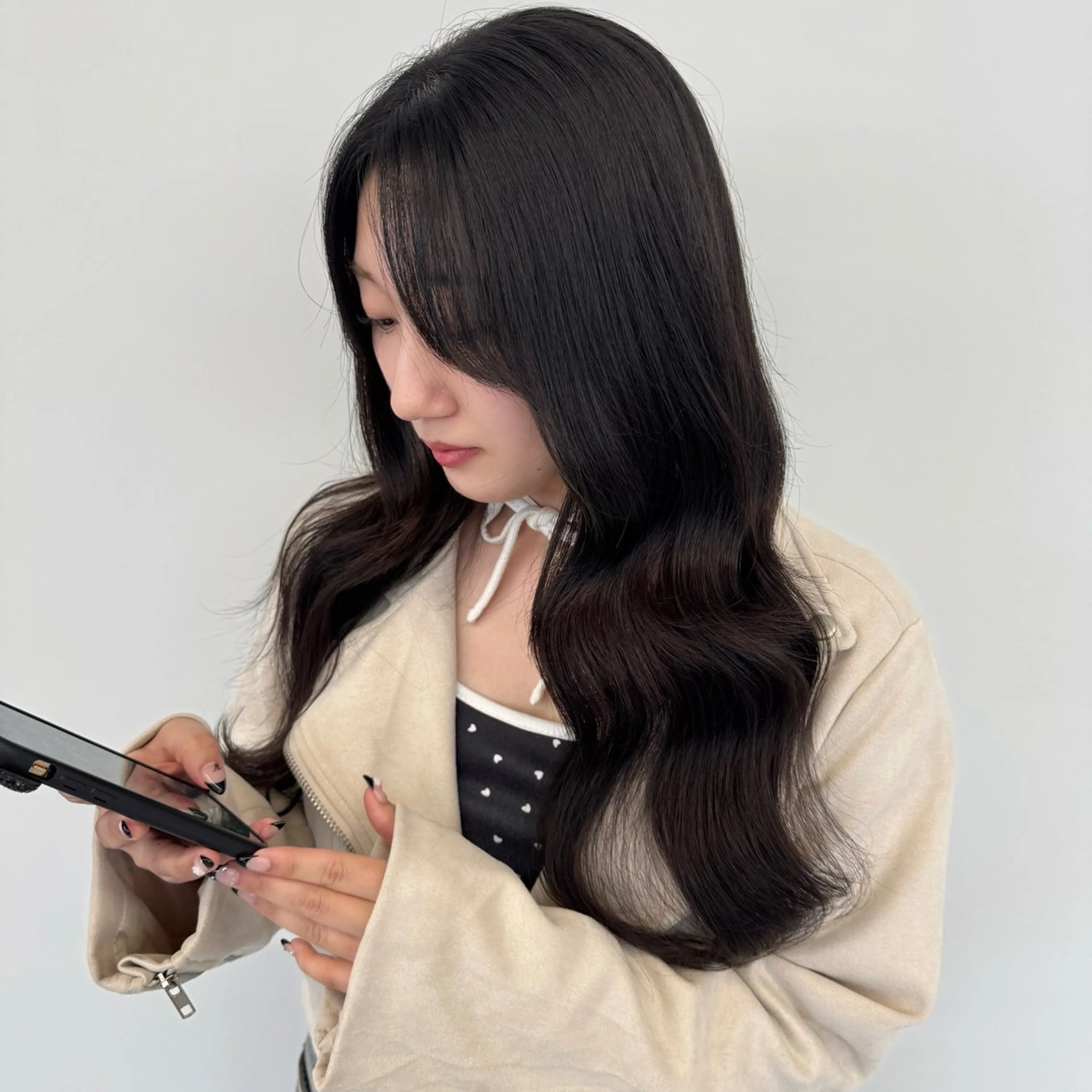 ロング ボブ エクステ ロング エクステ カラー/エクステ特化 ベージュ/KENTAのヘアスタイル