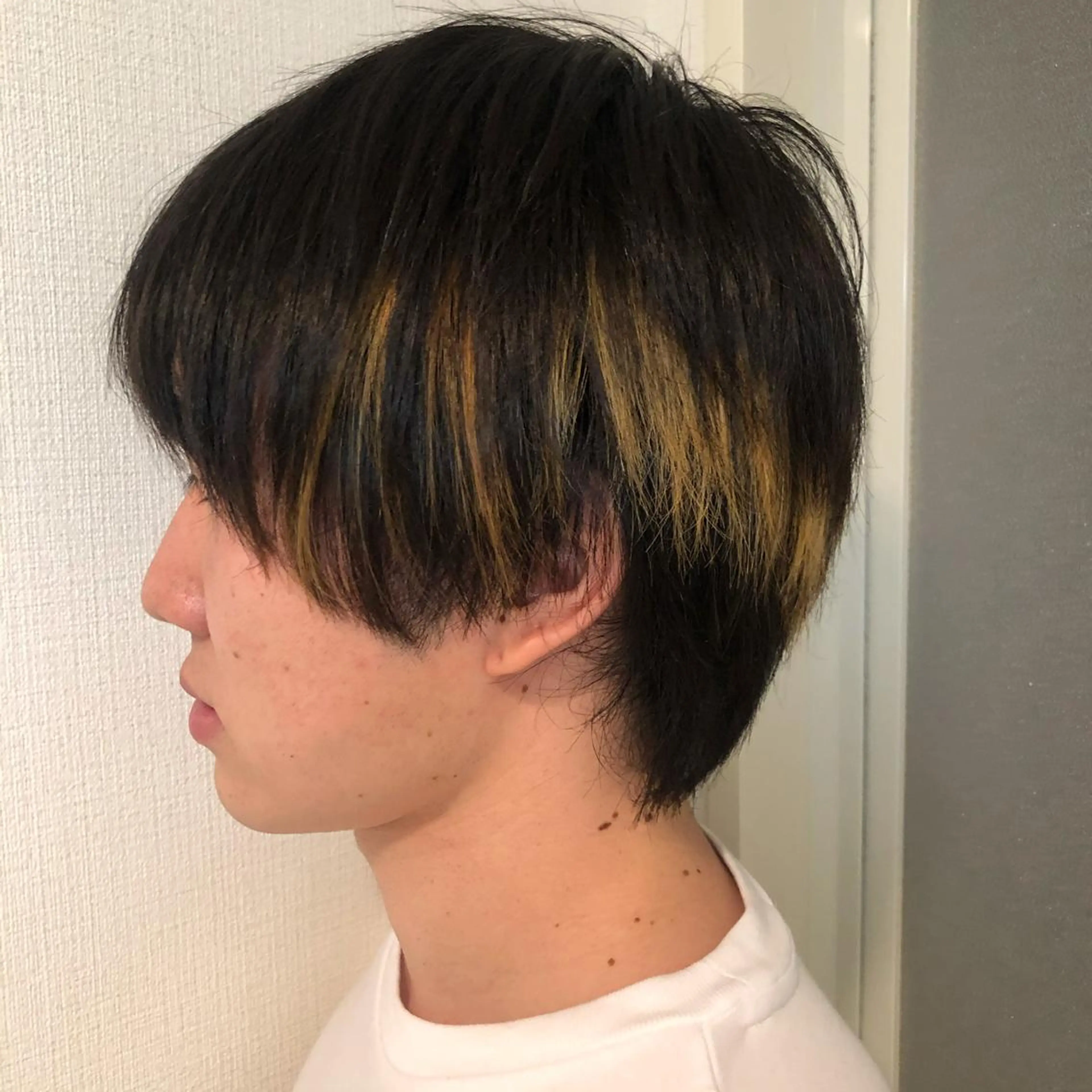 ショート カラー メンズ メンズメッシュ メッシュ 飯塚 想のヘアスタイル