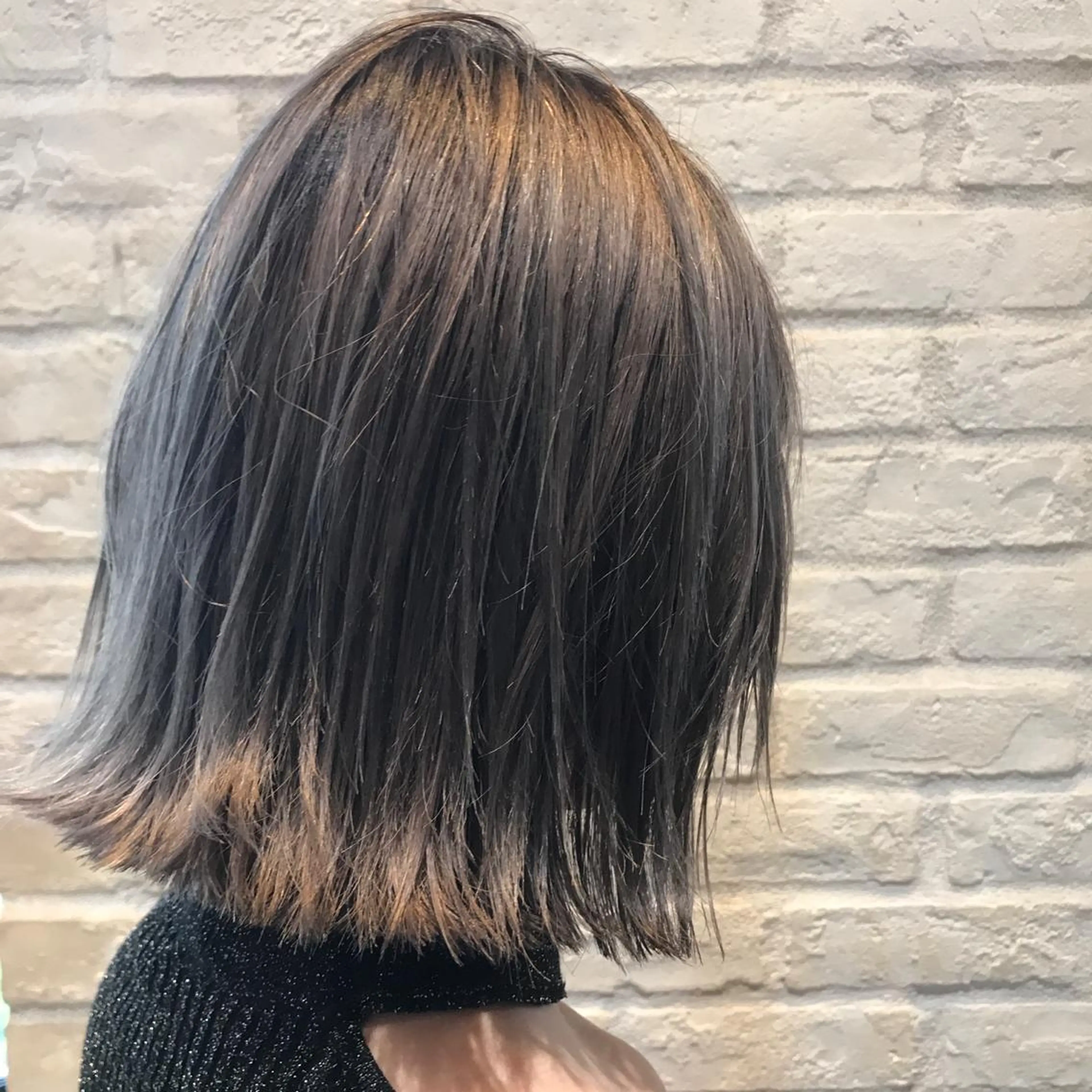 ショート 前下がりボブ ボブ カット ヘアカラー トリートメント 🍋似合わせ✖️ ｼｮｰﾄﾍｱ🍋早田のヘアスタイル