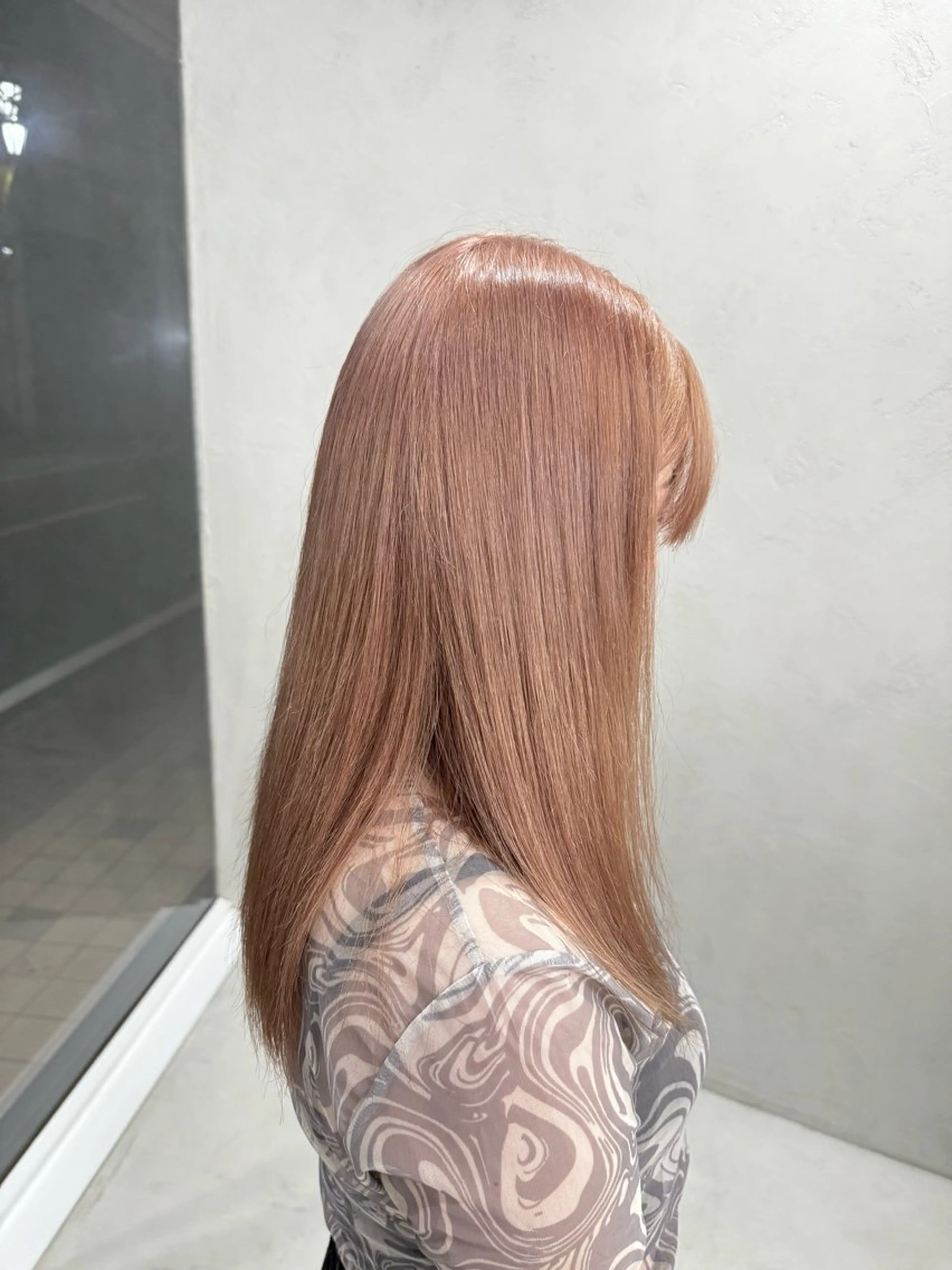 “新規予約No.1✨”【ケアブリーチ】➕【透明感カラー】※ブリーチ込ダブルカラーの写真