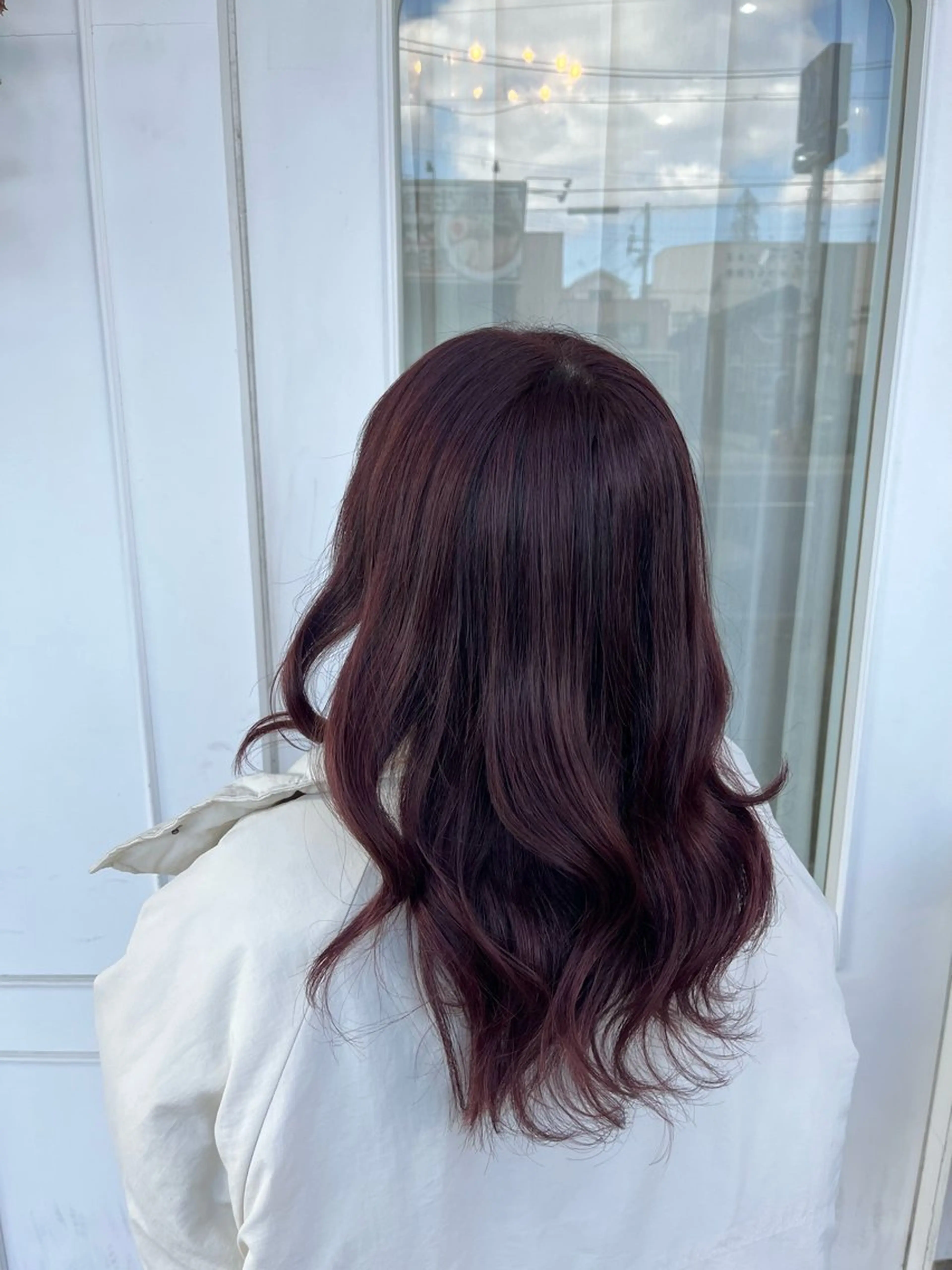 ロング カラー ラベンダーカラー ラベンダーピンク ピンクカラー RuLaN AMIのヘアスタイル