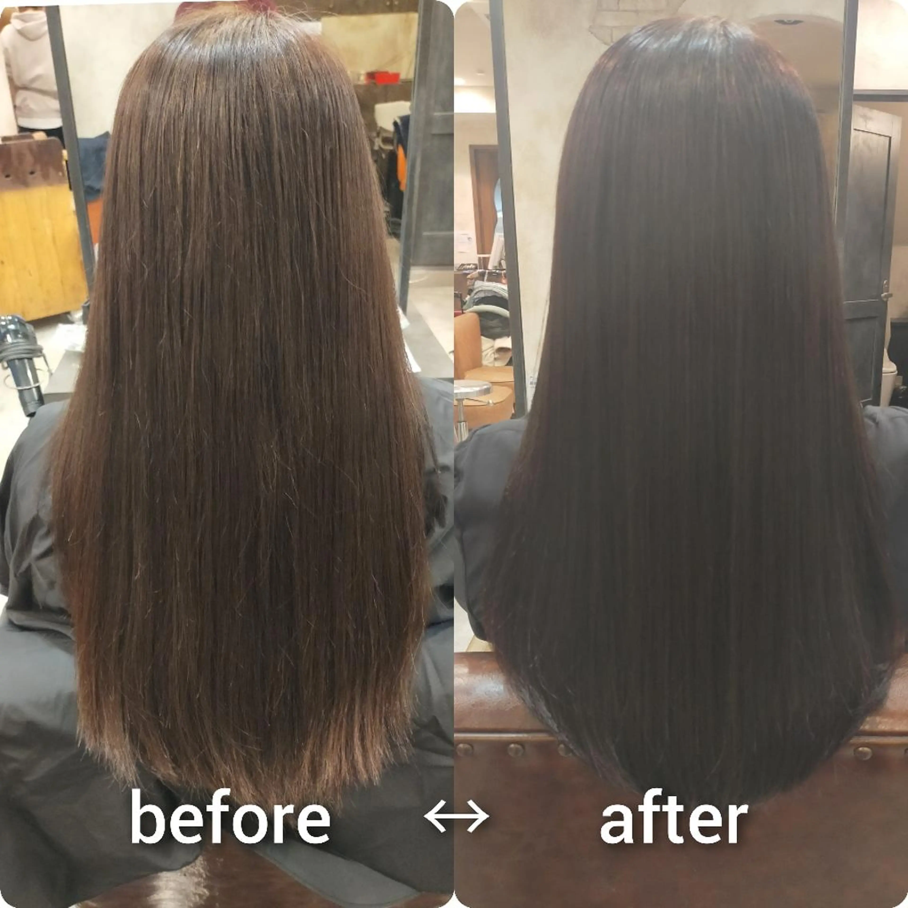 セミロング カラー パーマ カット ヘアカラー 縮毛矯正 【艶髪特化】 山下 雄輝のヘアスタイル