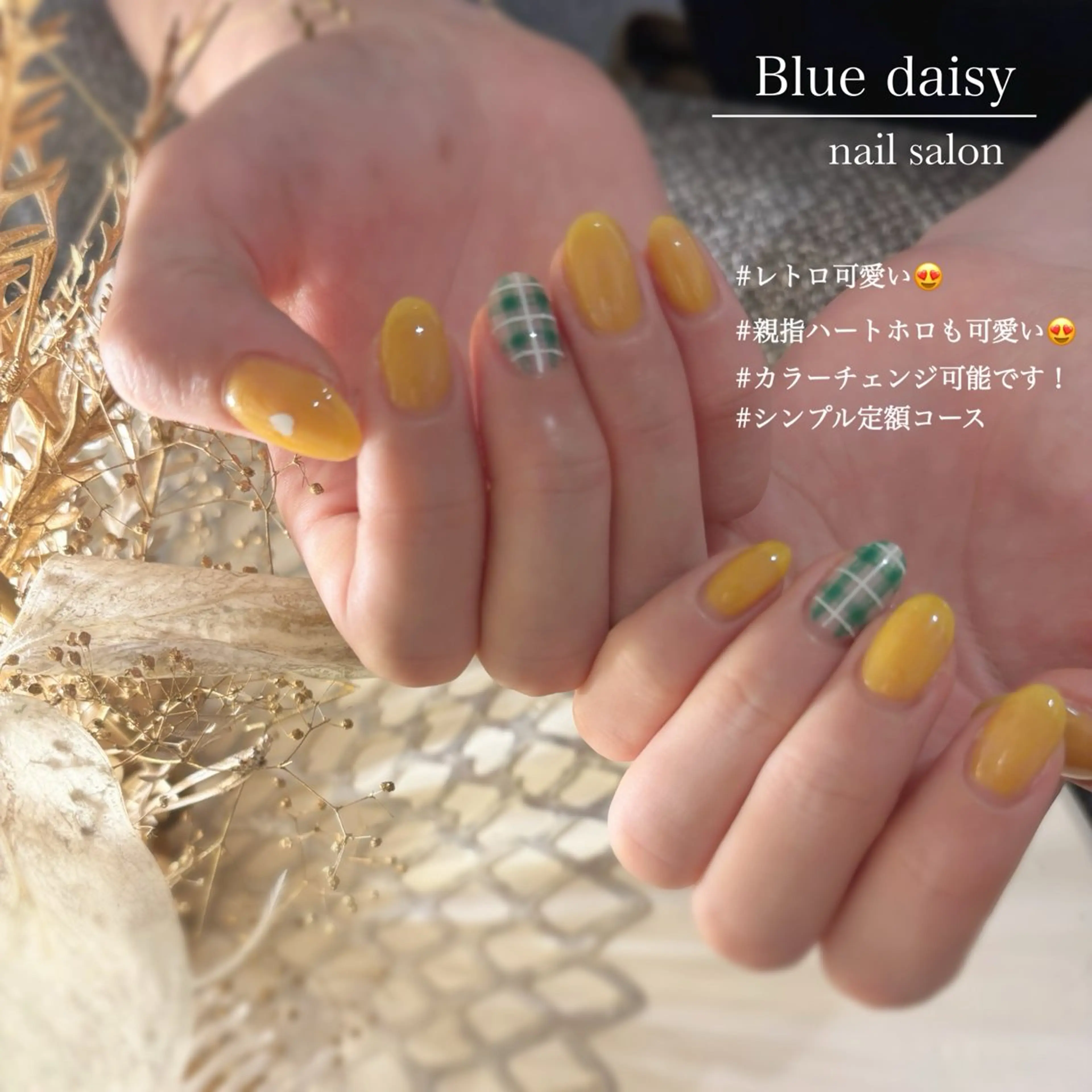 ネイル ジェルネイル グリーン マグネットネイル 持ち込み パラジェル ハンドネイル Blue　daisy　栄本店 【ブルーデイジー】所属・Blue daisy 栄本店のネイルデザイン