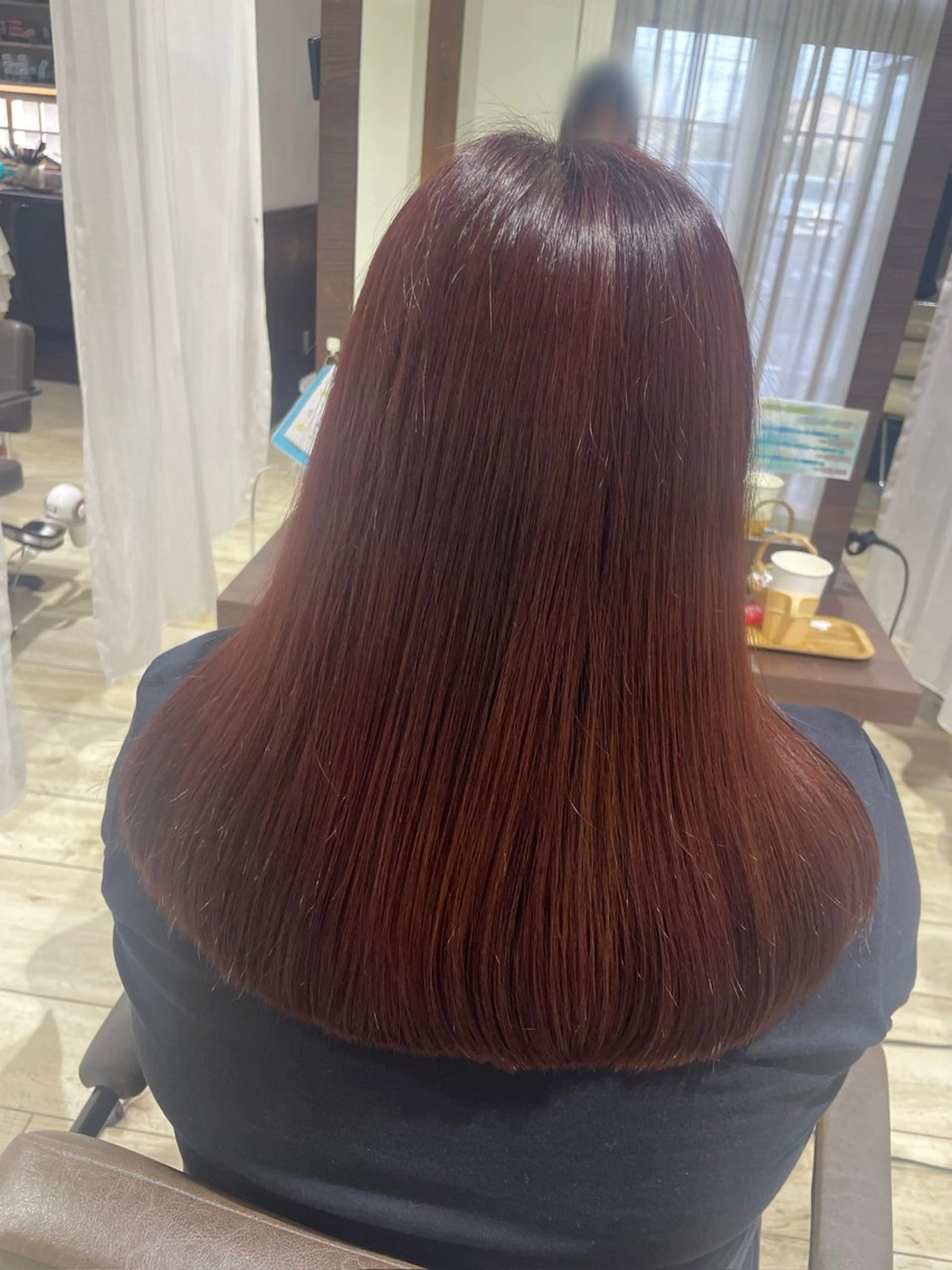 ロング カラー ブリーチ トリートメント 広瀬 珠優のヘアスタイル