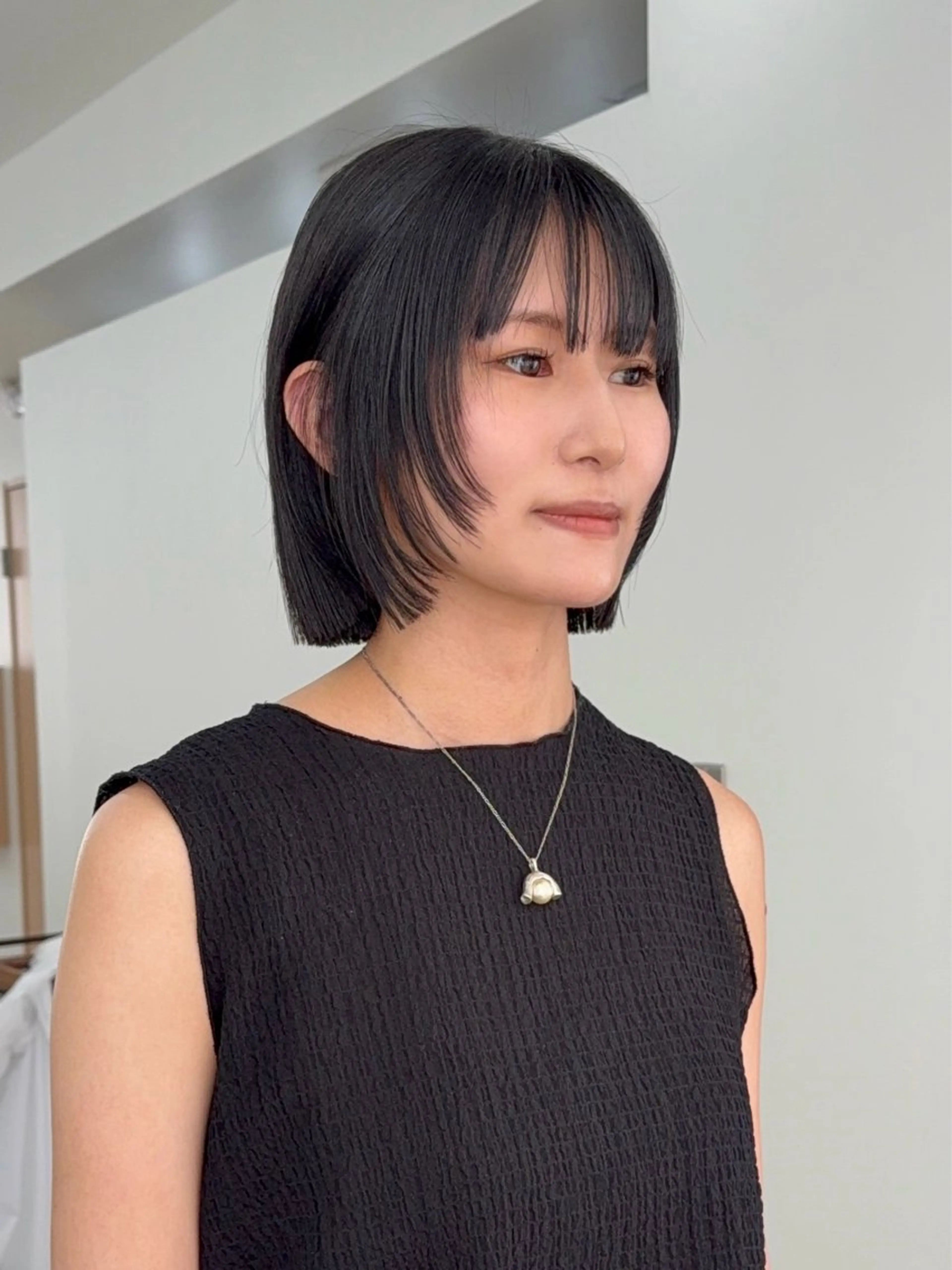 ミディアム ボブ カット milu所属・mayu .のヘアスタイル
