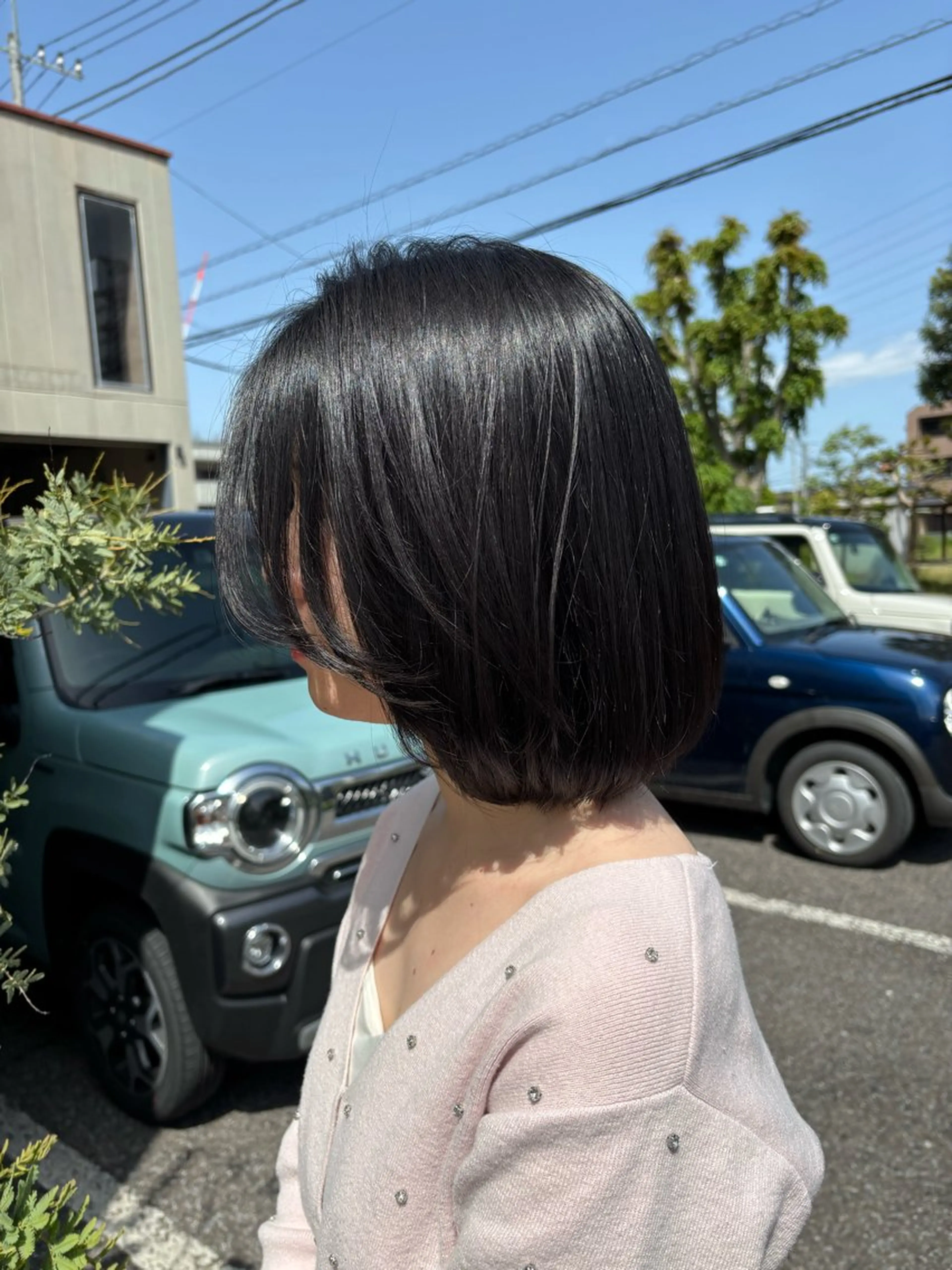 ミディアム カット hair bulb所属・三國 栞音のヘアスタイル