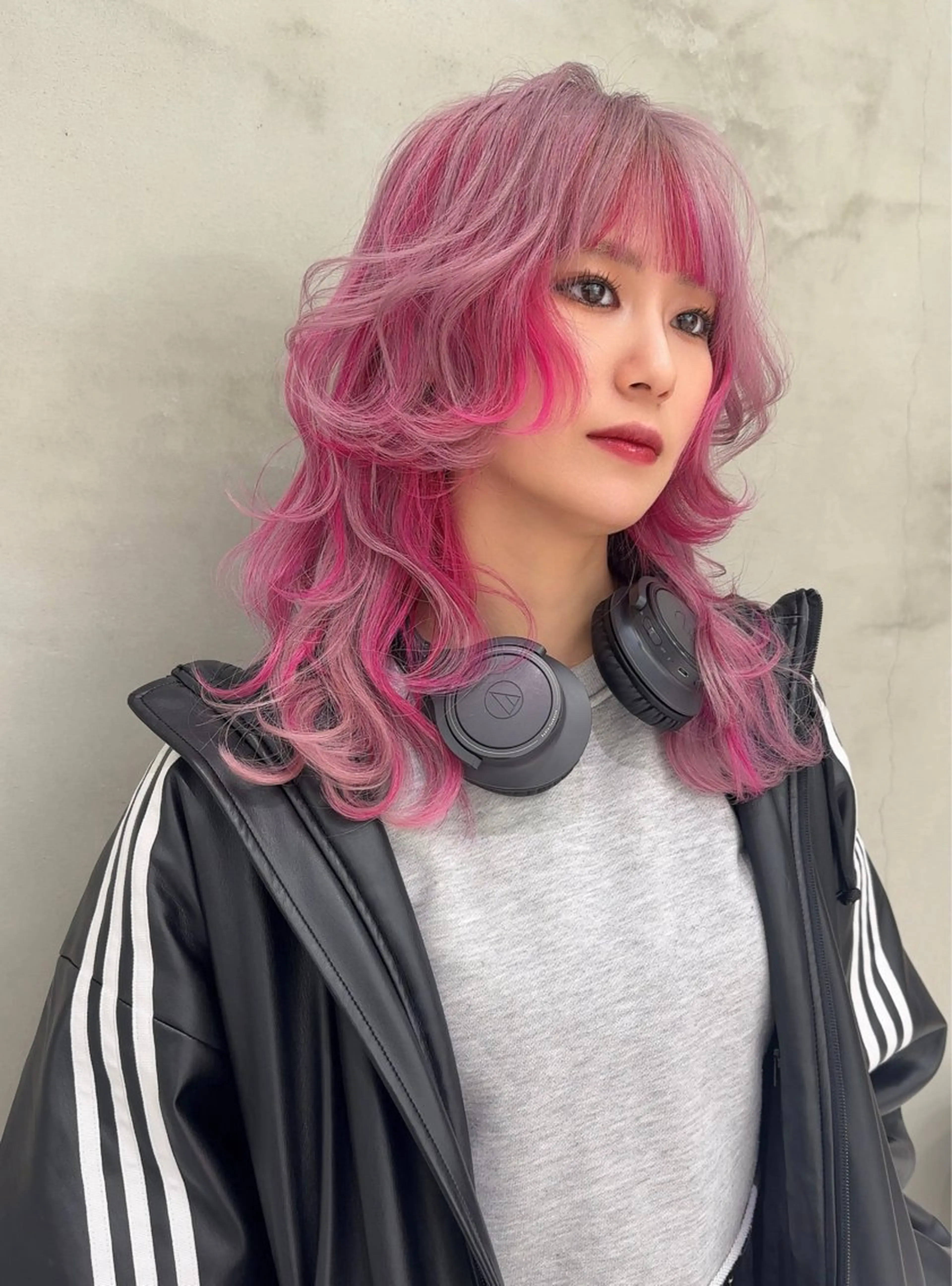 セミロング ハイトーン/渋谷 かわいみきとのヘアスタイル