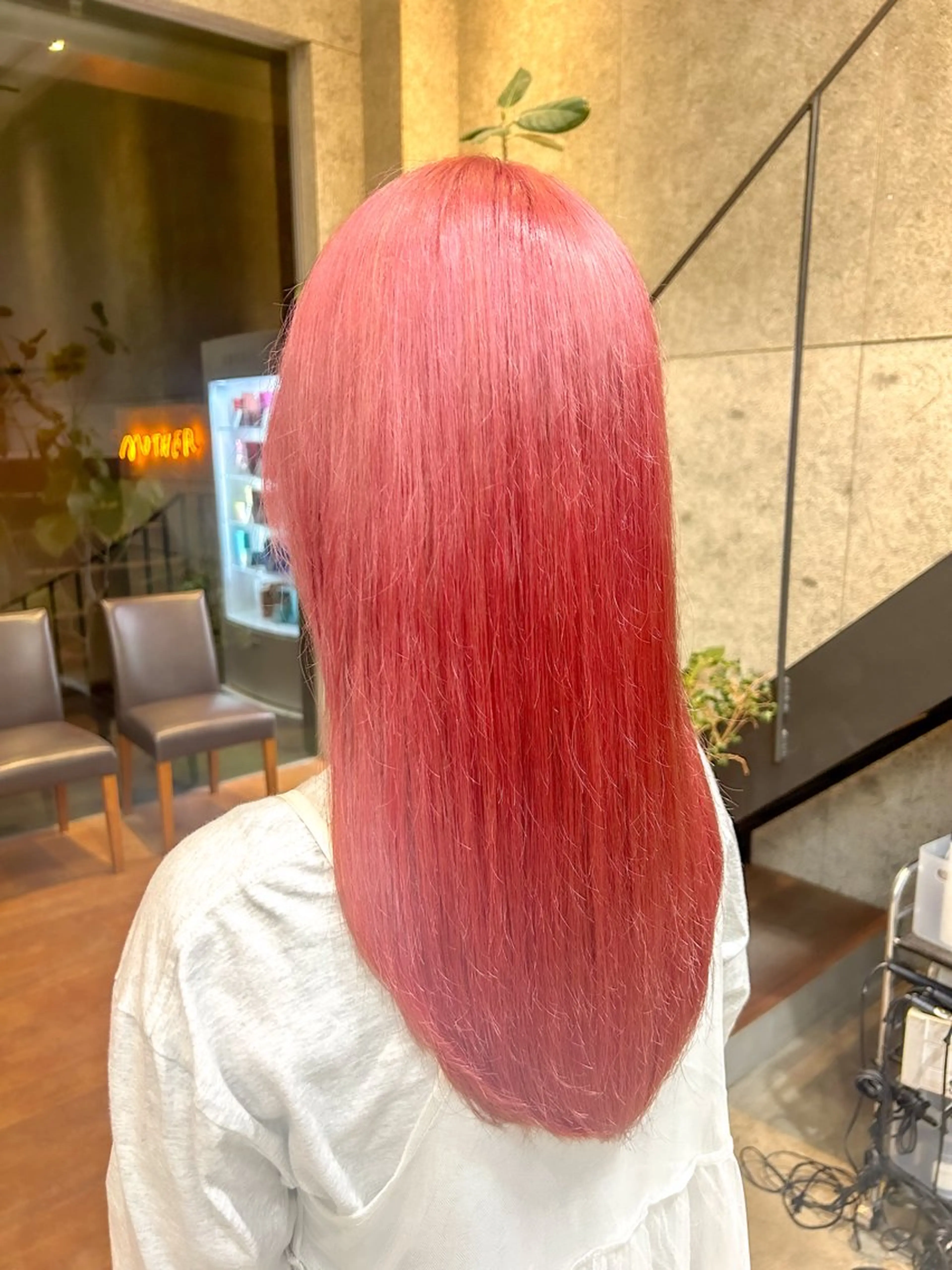 ロング カラー ヘアカラー トリートメント 🤡暖色艶カラー 🤡みさきのヘアスタイル