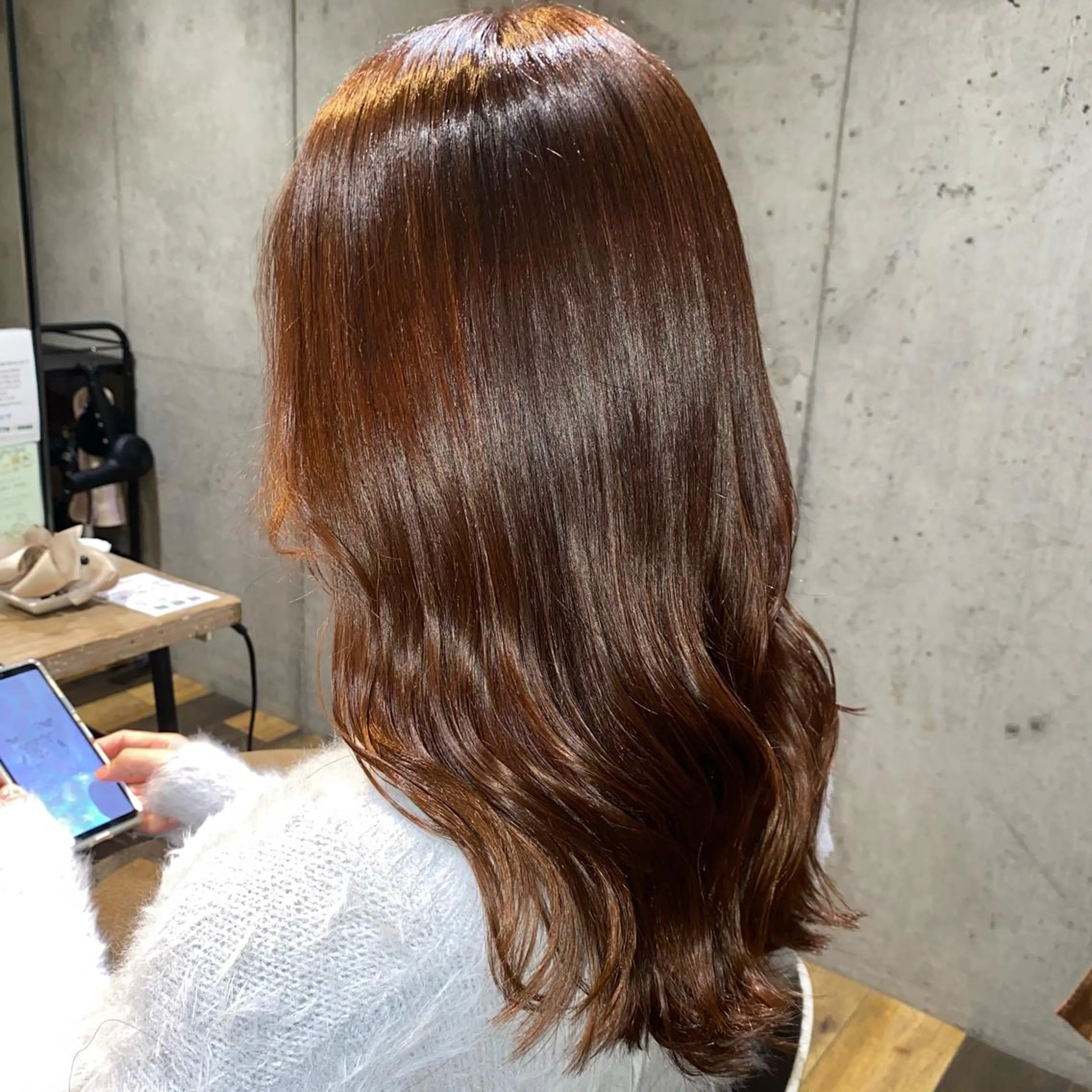 セミロング カラー パーマ 韓国🫧アイドルヘア 🎀みづきのヘアスタイル