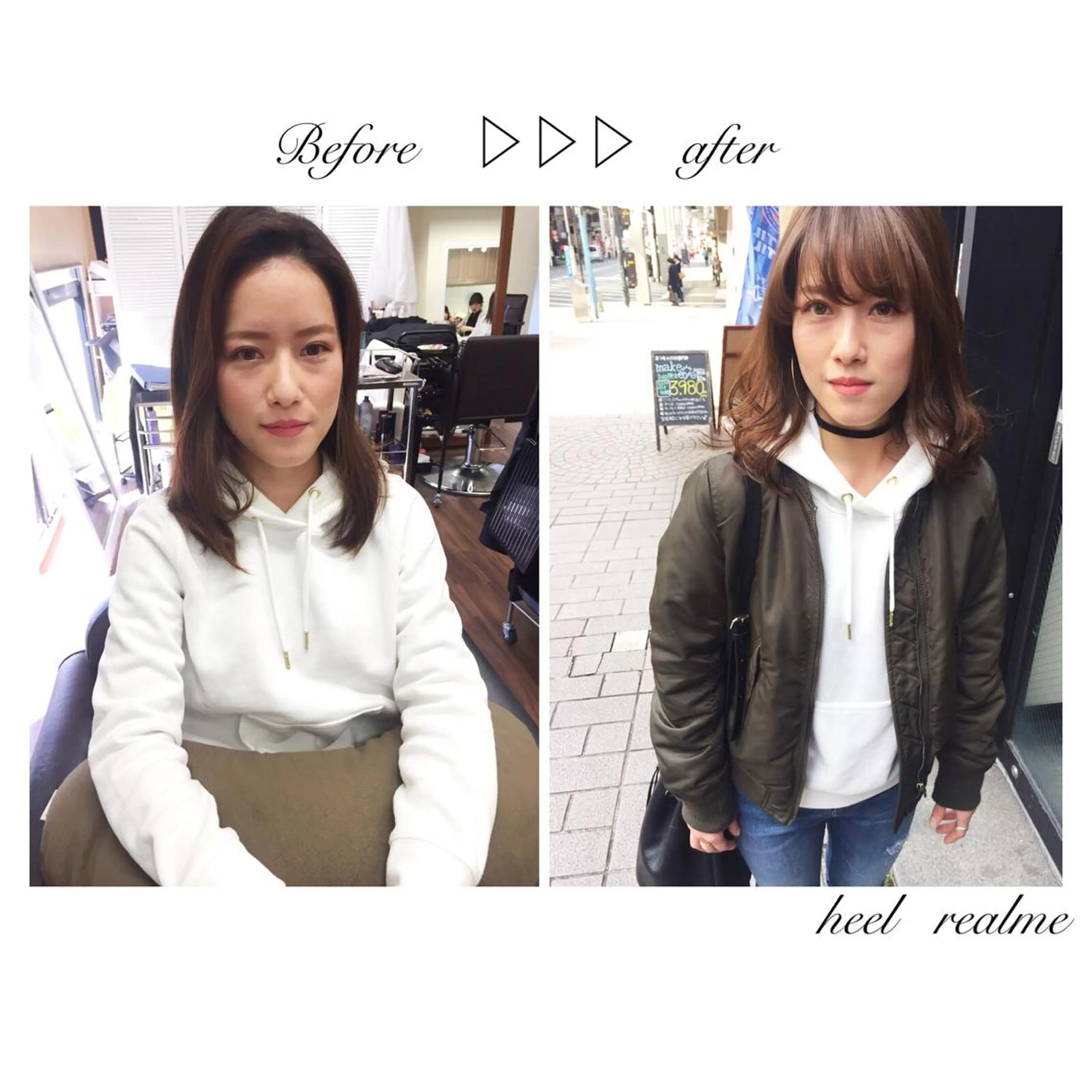 ミディアム カラー パーマ ヘアアレンジ アディクシーカラー 成松 勇治のヘアスタイル