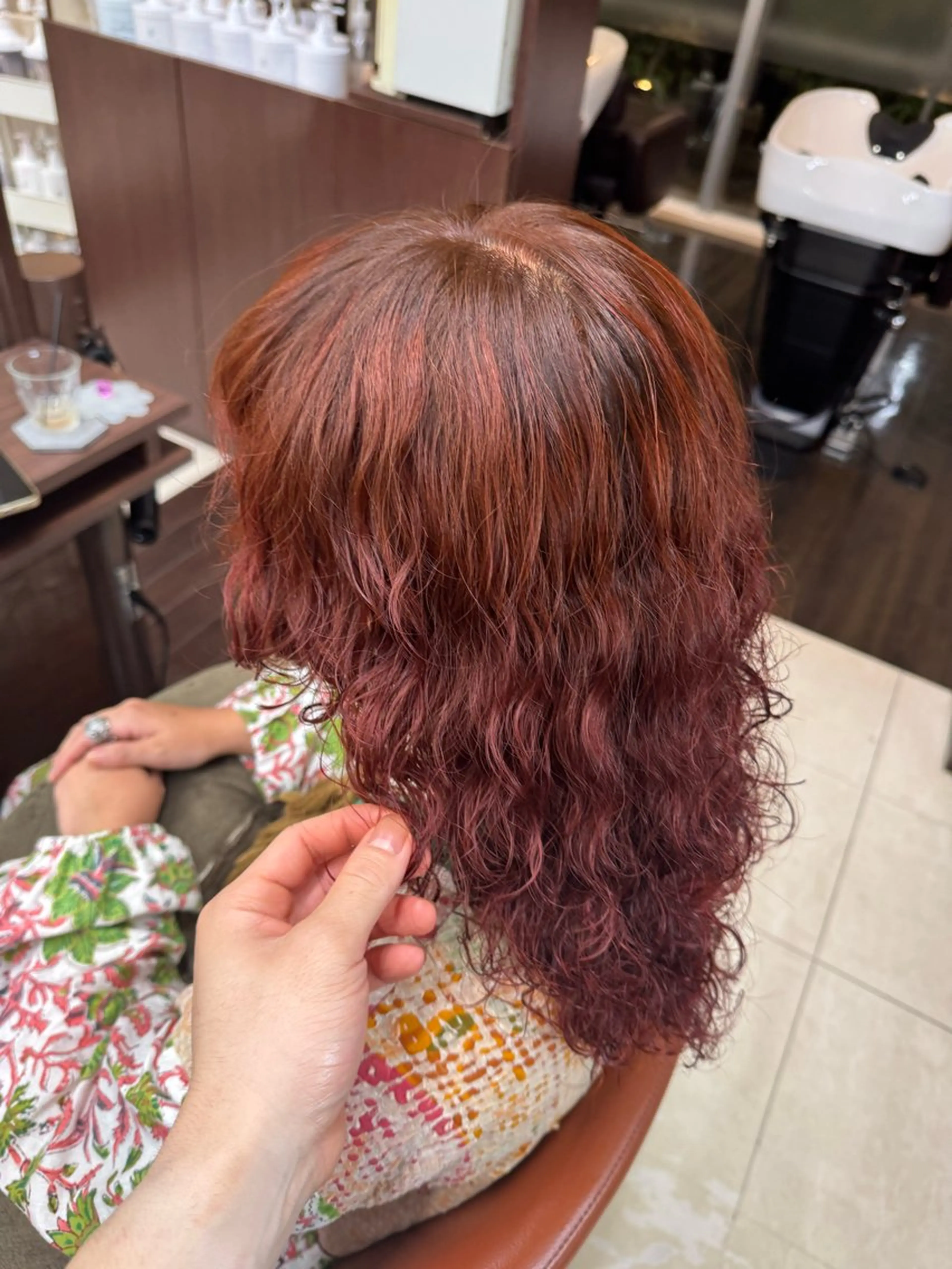 ロング ヘアカラー 透明感カラー/ 暖色カラー/髙宮壮真のヘアスタイル