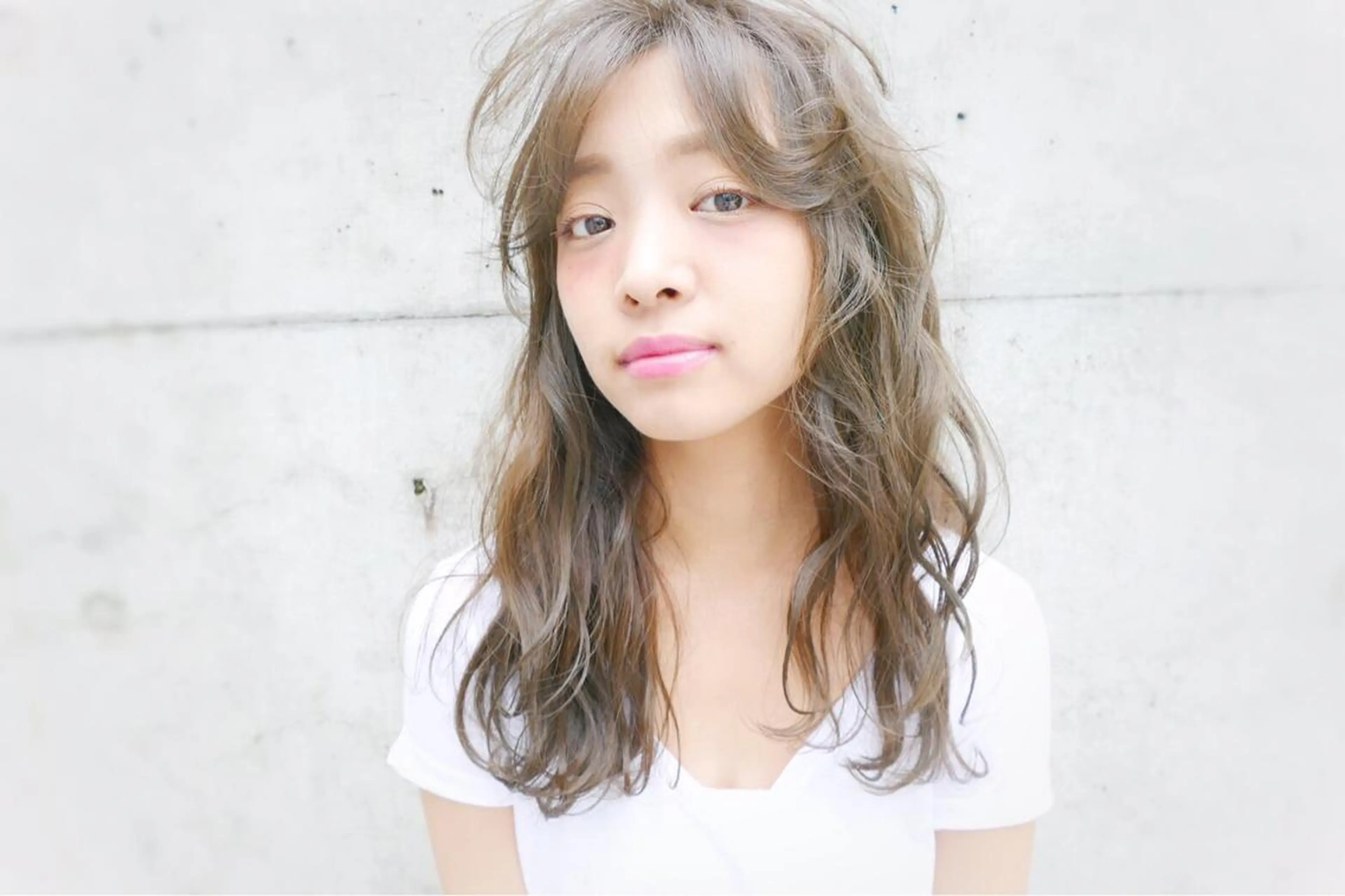 前髪カットの写真