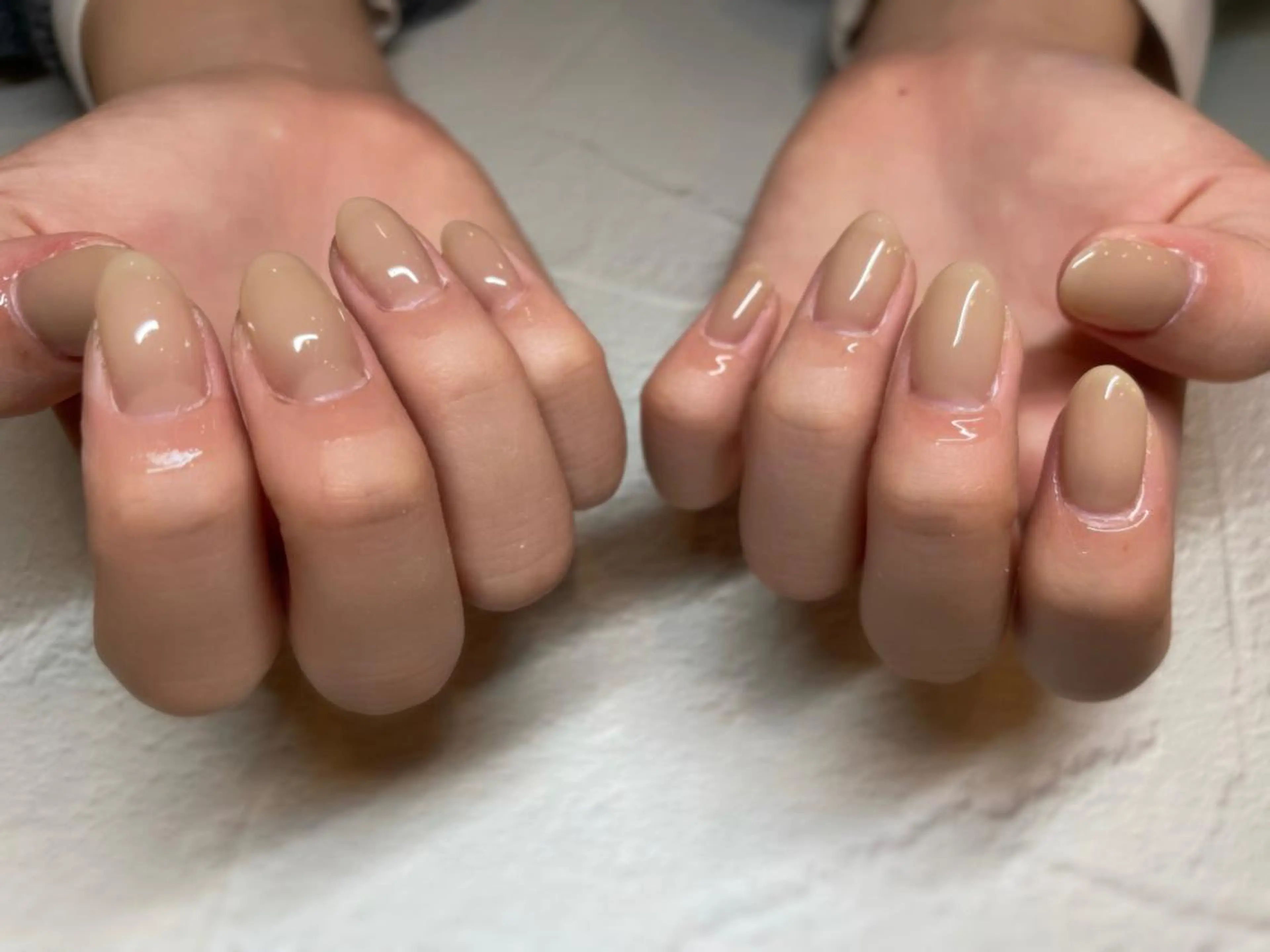 ネイル オフィスネイル ワンカラーネイル シンプルネイル ハンドネイル Nail room 【Mente】のネイルデザイン