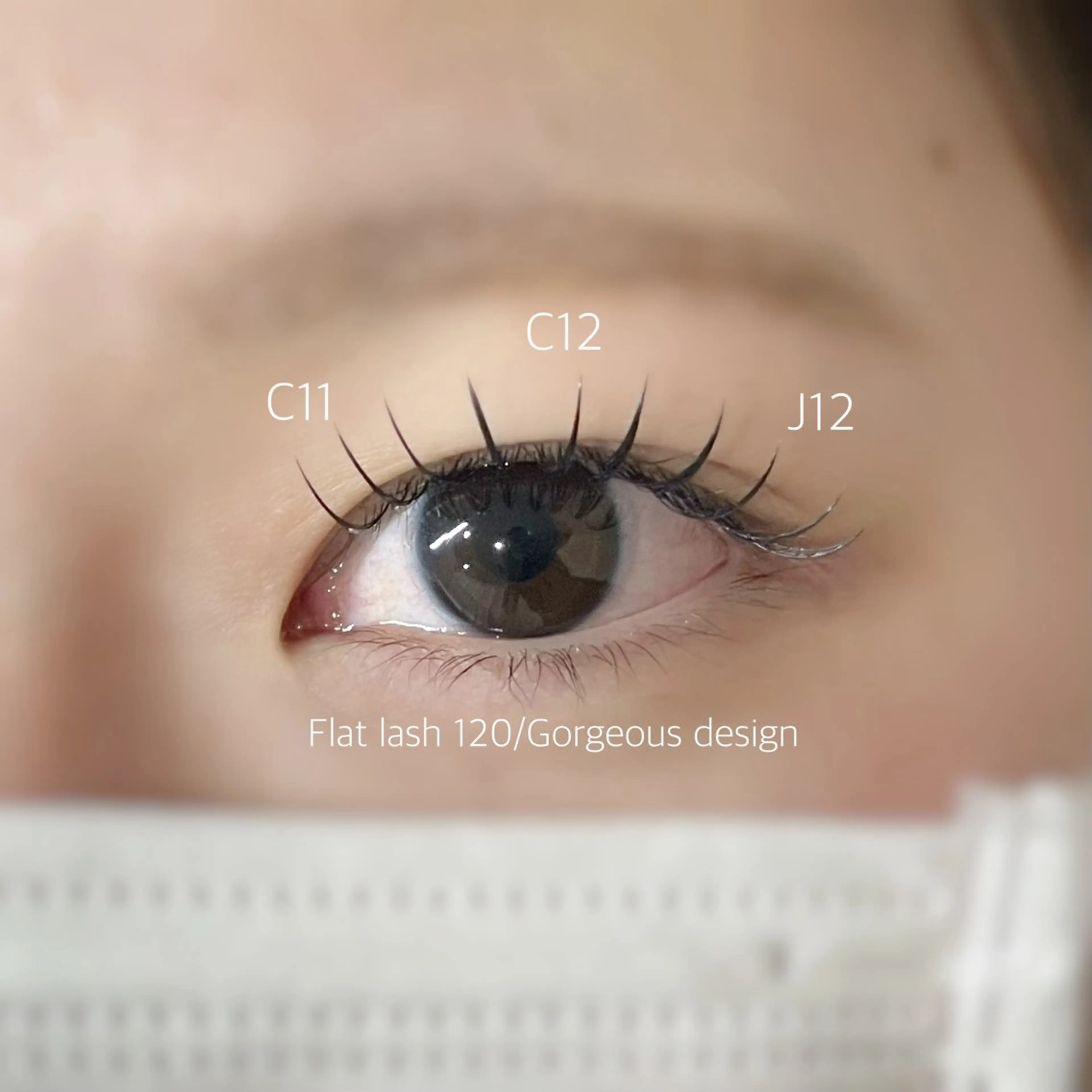 マツエク・マツパ マツエク beauty eye所属・中島 美月のマツエク・マツパデザイン